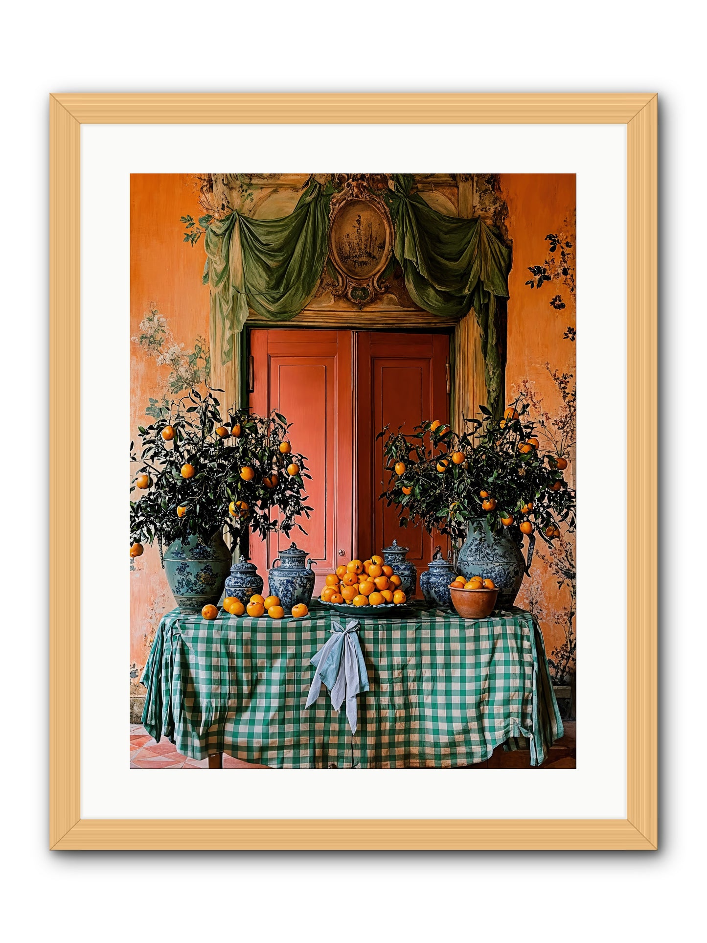 Eden's Sweet Chaos -- Framed Print - Natural 18x24