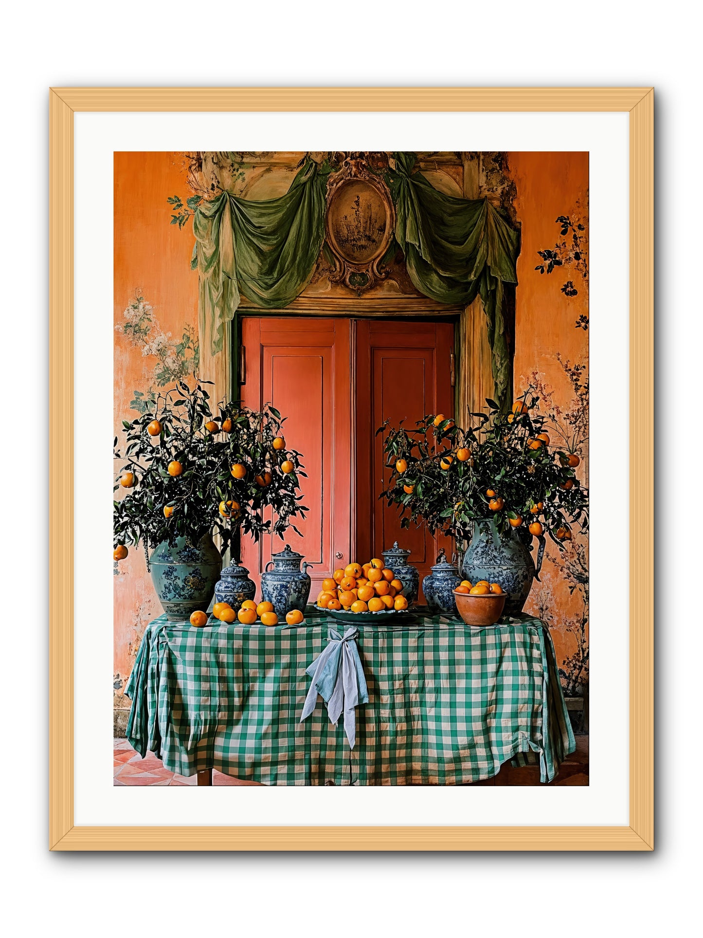 Eden's Sweet Chaos -- Framed Print - Natural 24x32
