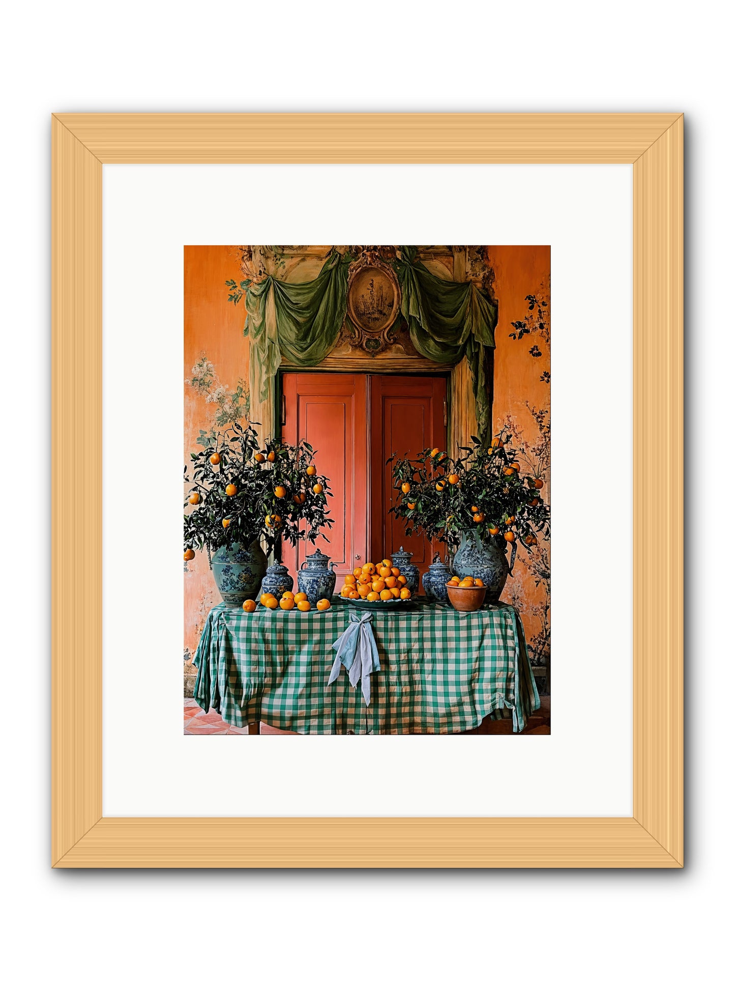Eden's Sweet Chaos -- Framed Print - Natural 9x12