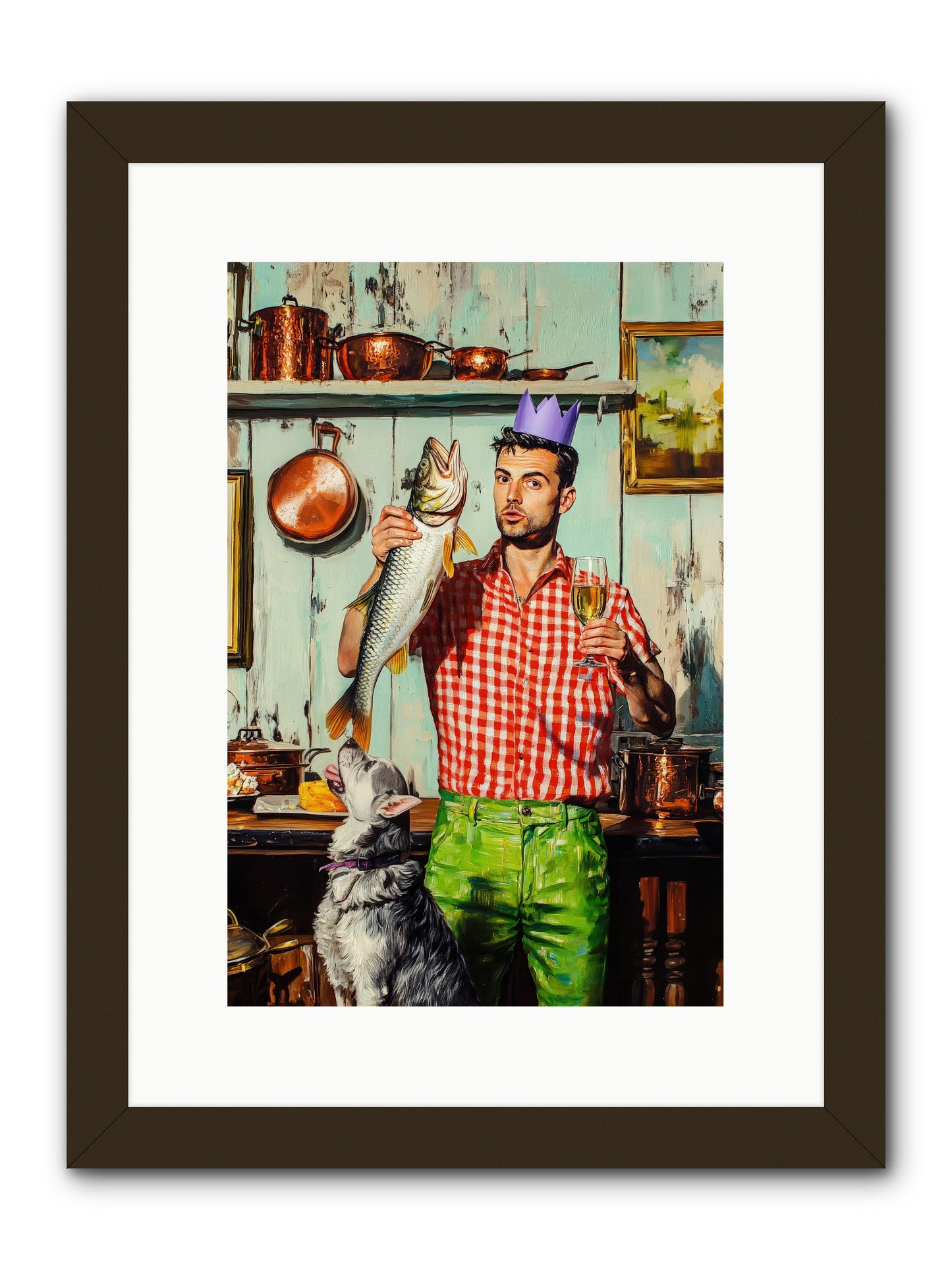 Edge Of Salt & Glory -- Framed Print - Black 10x15