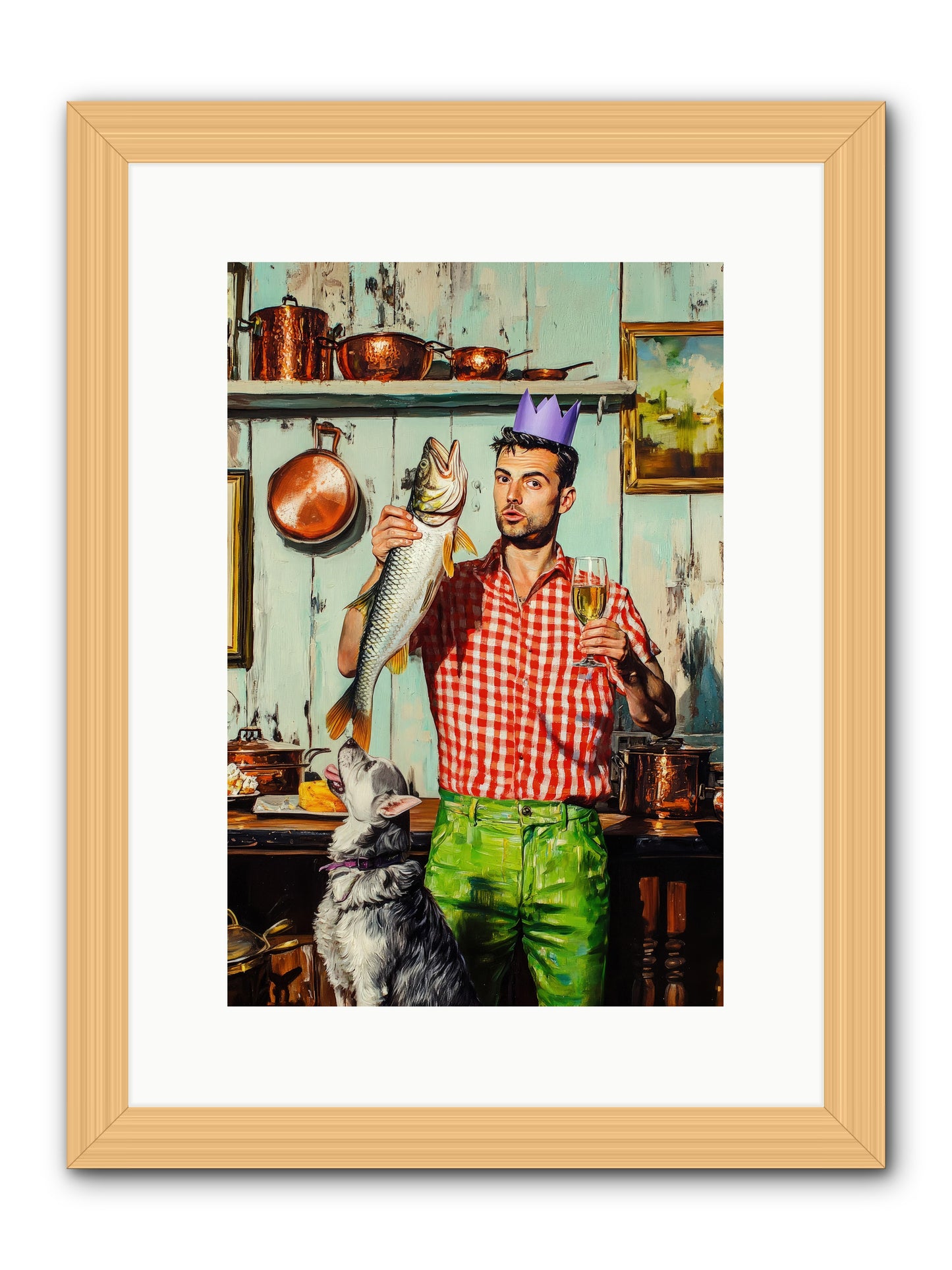 Edge Of Salt & Glory -- Framed Print - Natural 10x15