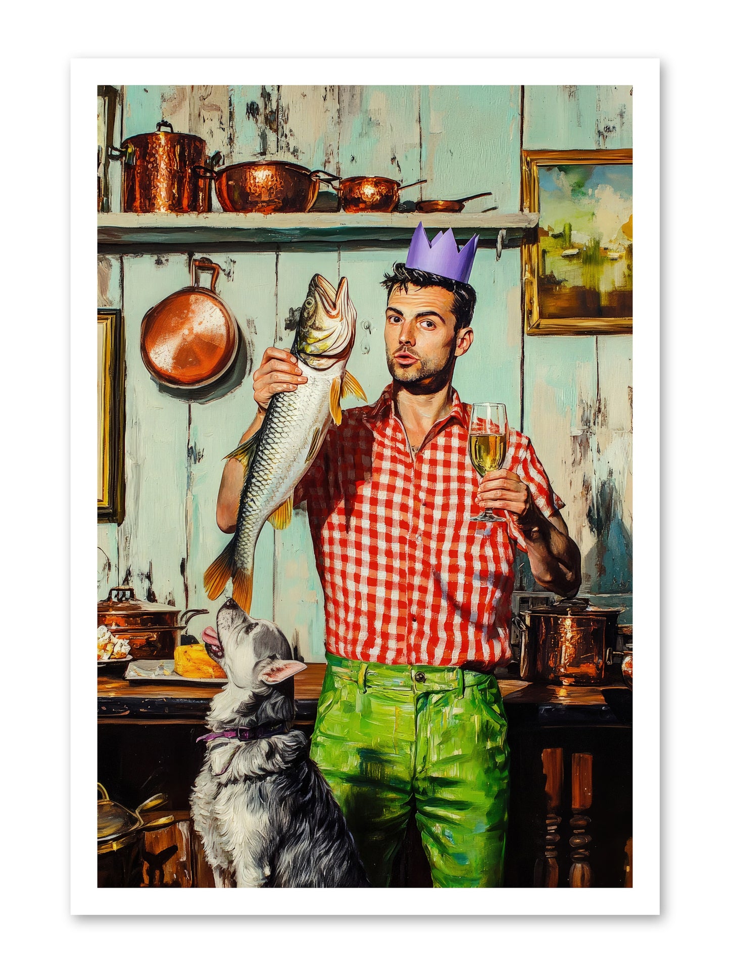 Edge Of Salt & Glory -- Loose Canvas Print 20x30