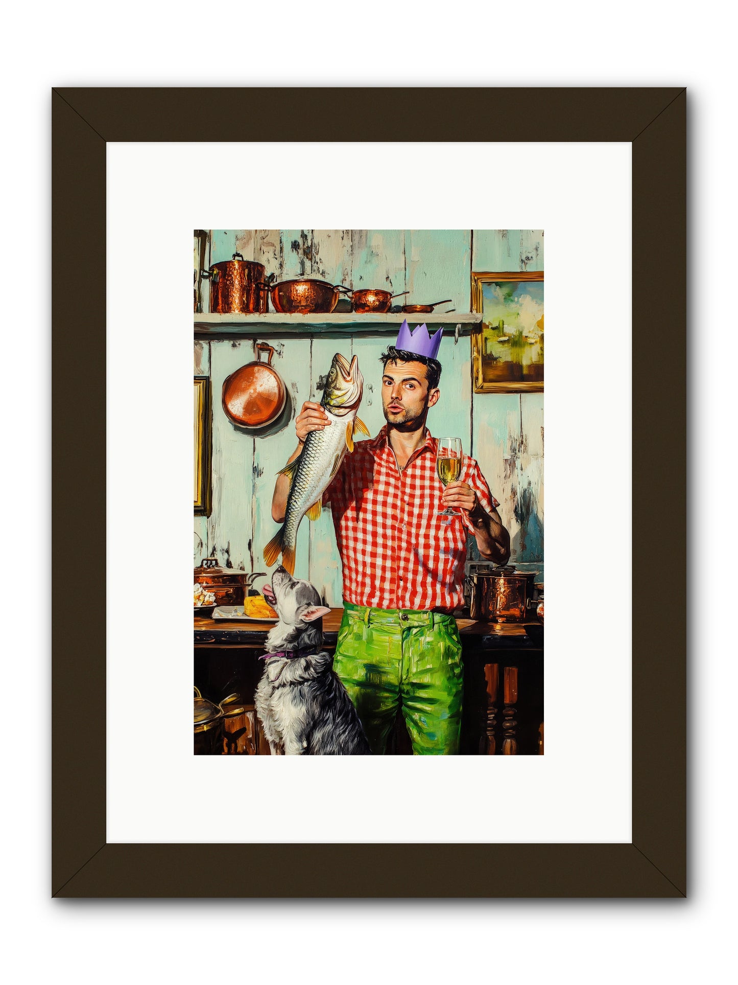 Edge Of Salt & Glory -- Framed Print - Black 8x12