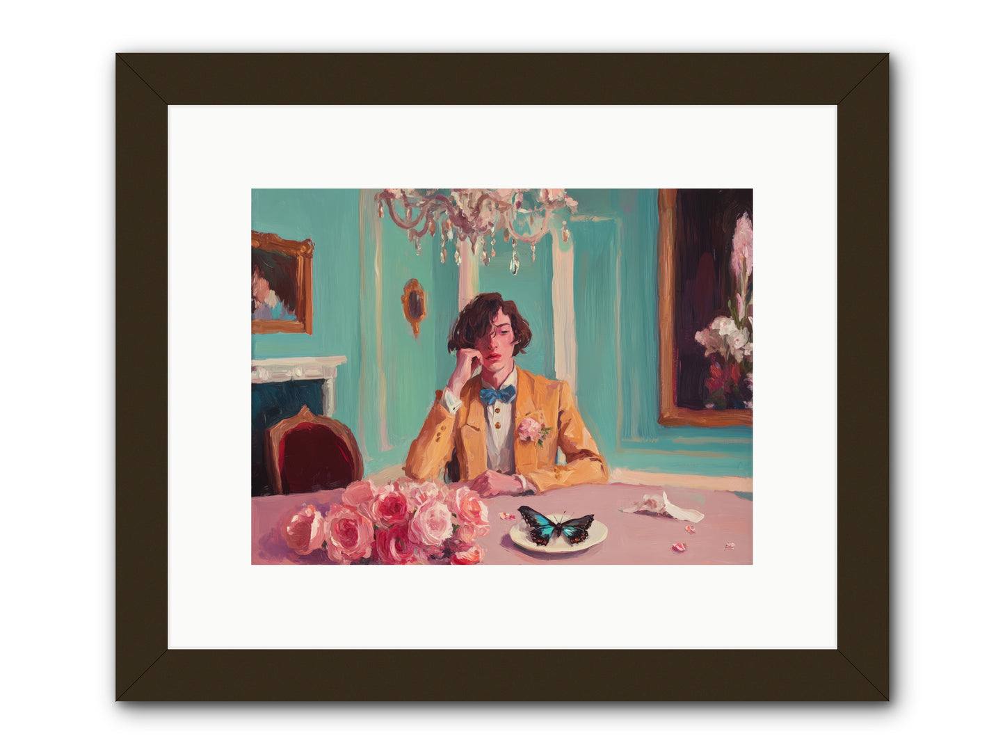 Edge of WonderRez2 -- Framed Print - Black 12x9