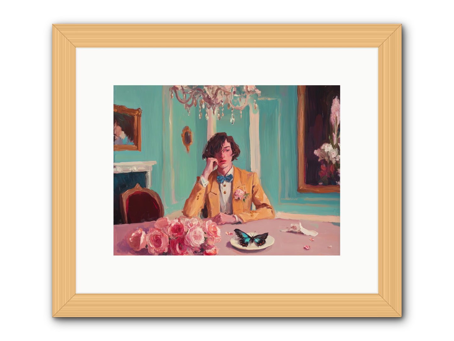 Edge of WonderRez2 -- Framed Print - Natural 12x9