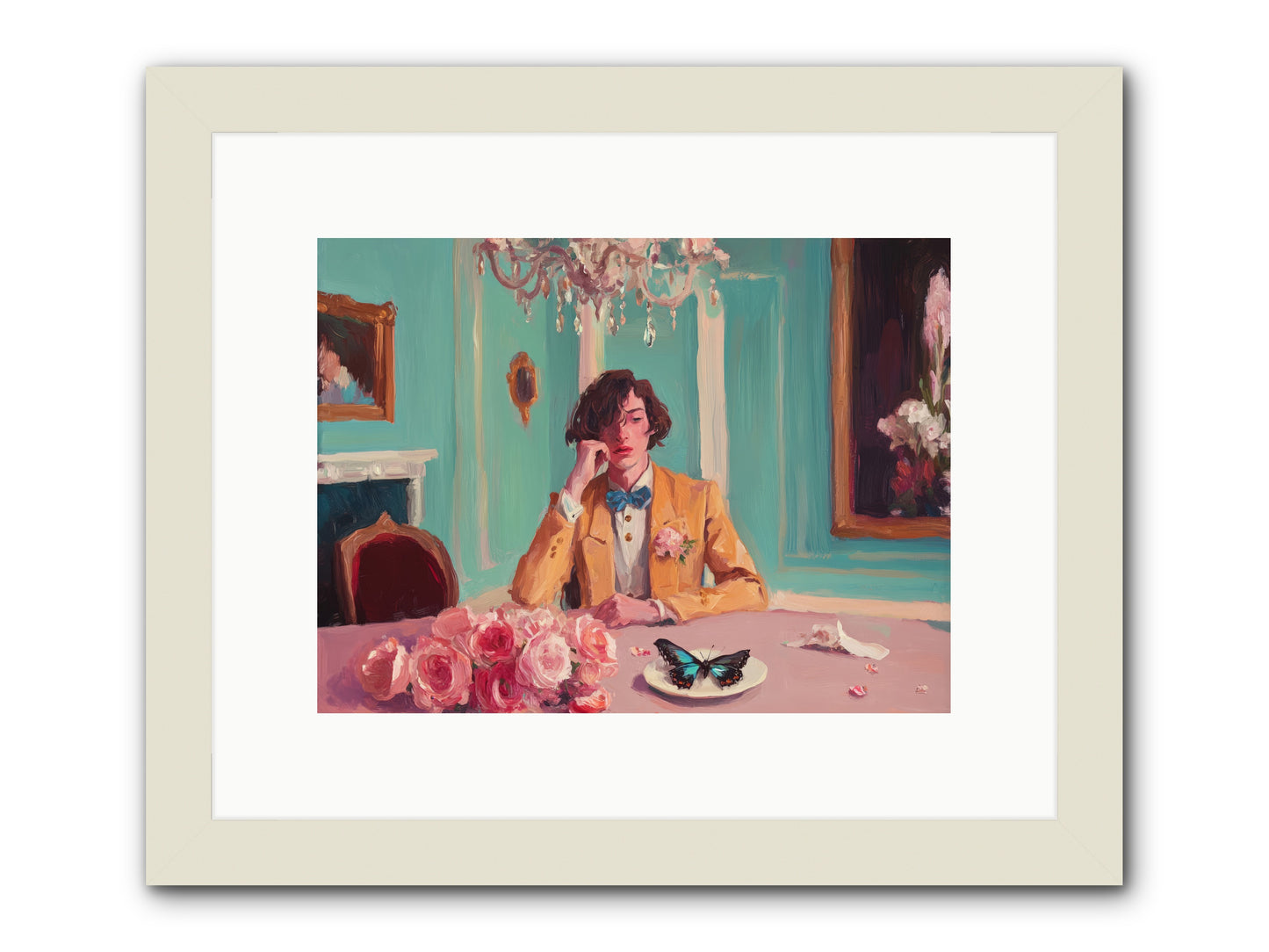 Edge of WonderRez2 -- Framed Print - White 12x9