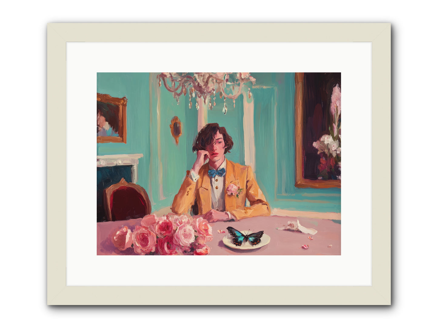 Edge of WonderRez2 -- Framed Print - White 16x12