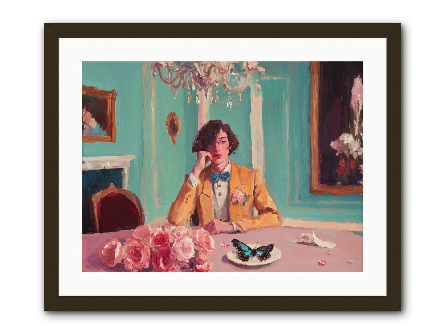 Edge of WonderRez2 -- Framed Print - Black 24x18
