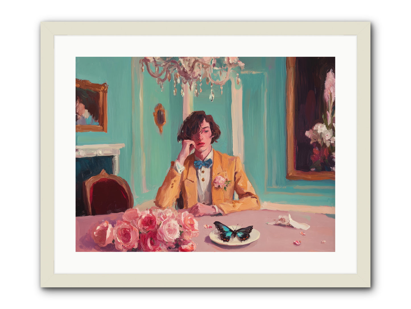Edge of WonderRez2 -- Framed Print - White 24x18