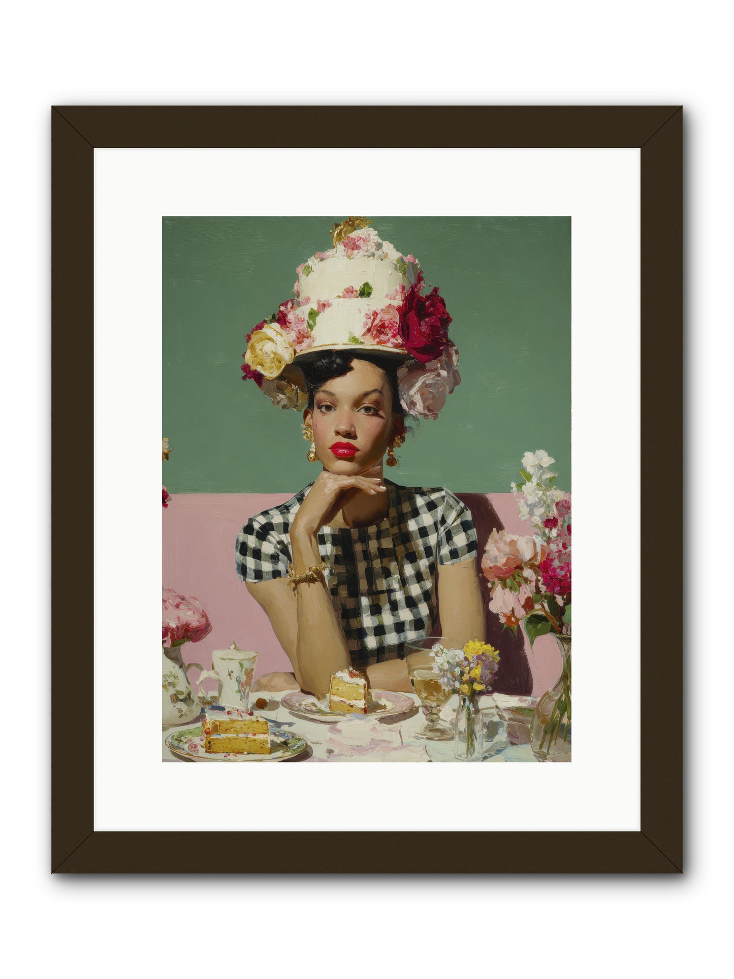 Editor’s Garden Club -- Framed Print - Black 12x16