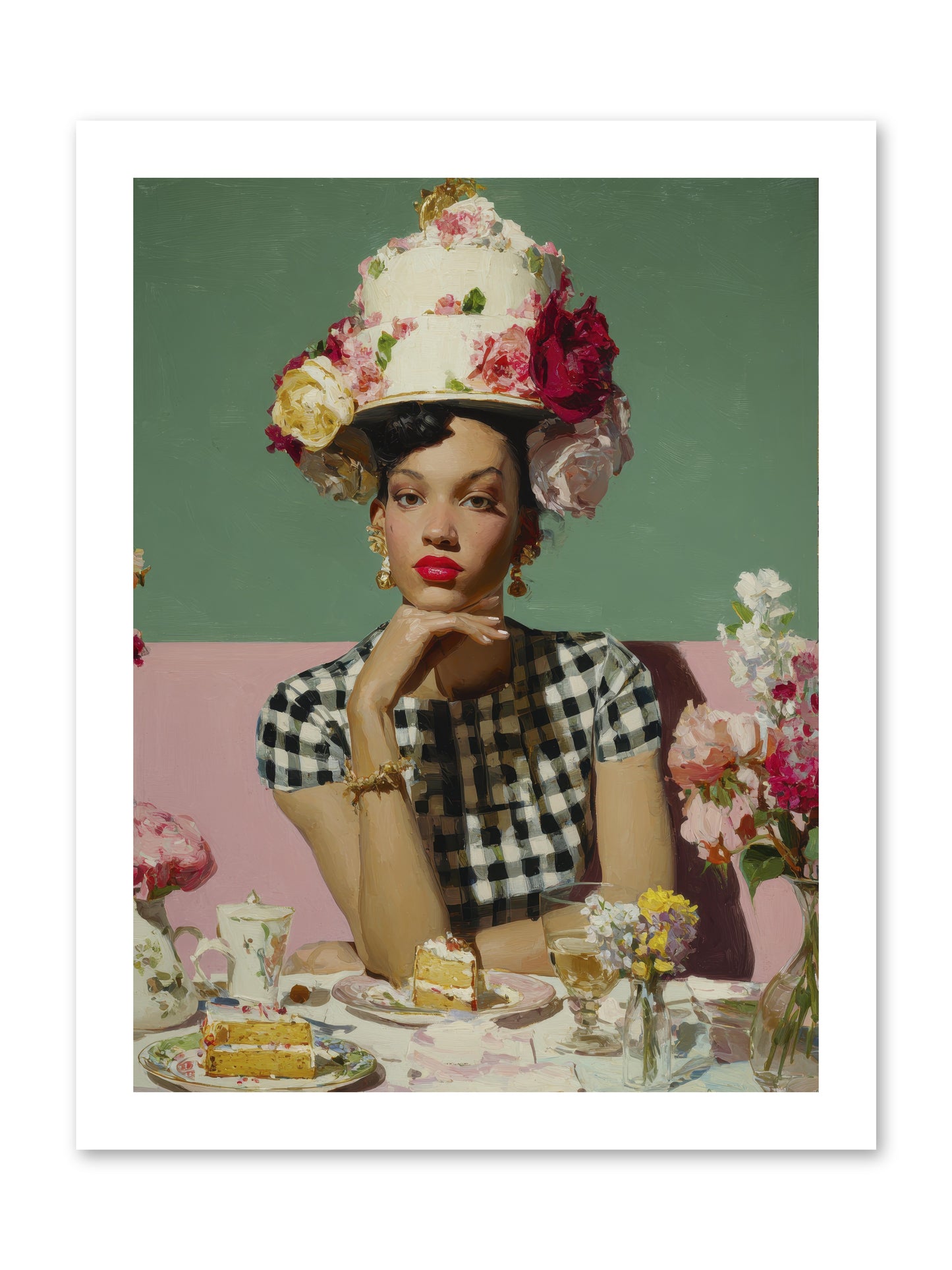 Editor’s Garden Club -- Loose Canvas Print 12x16
