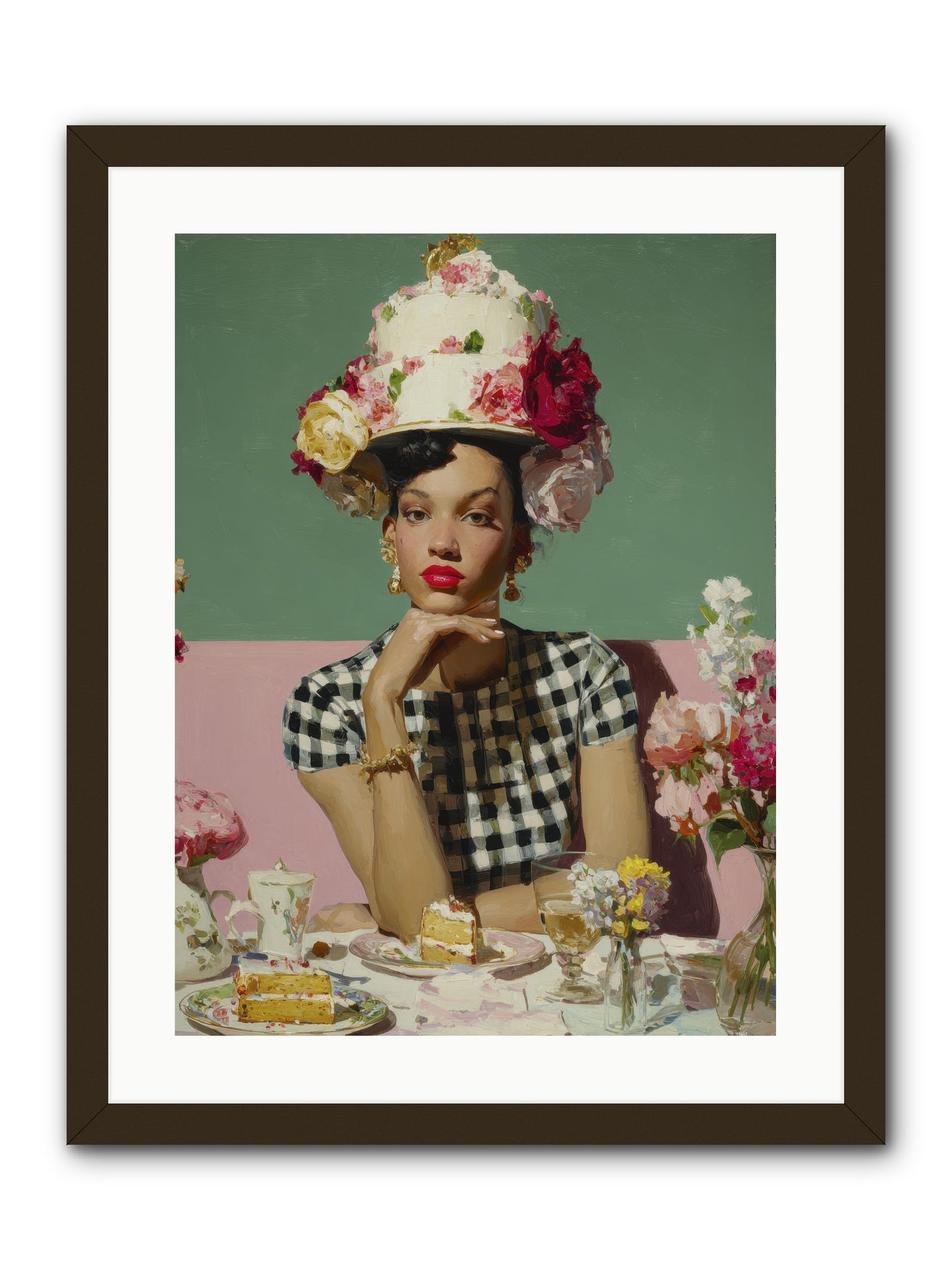 Editor’s Garden Club -- Framed Print - Black 18x24