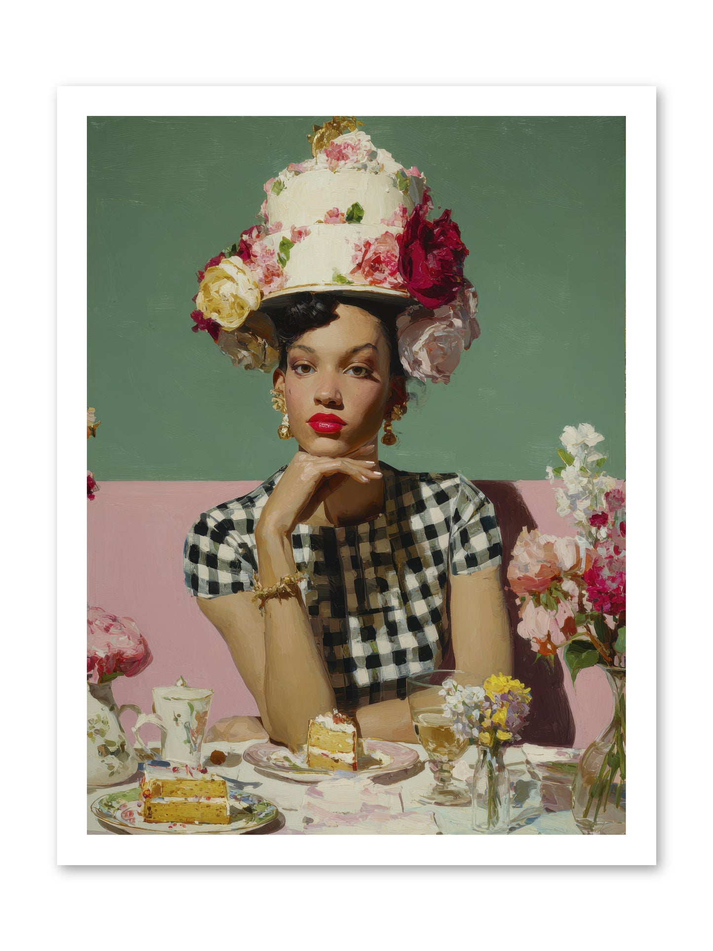 Editor’s Garden Club -- Loose Canvas Print 18x24