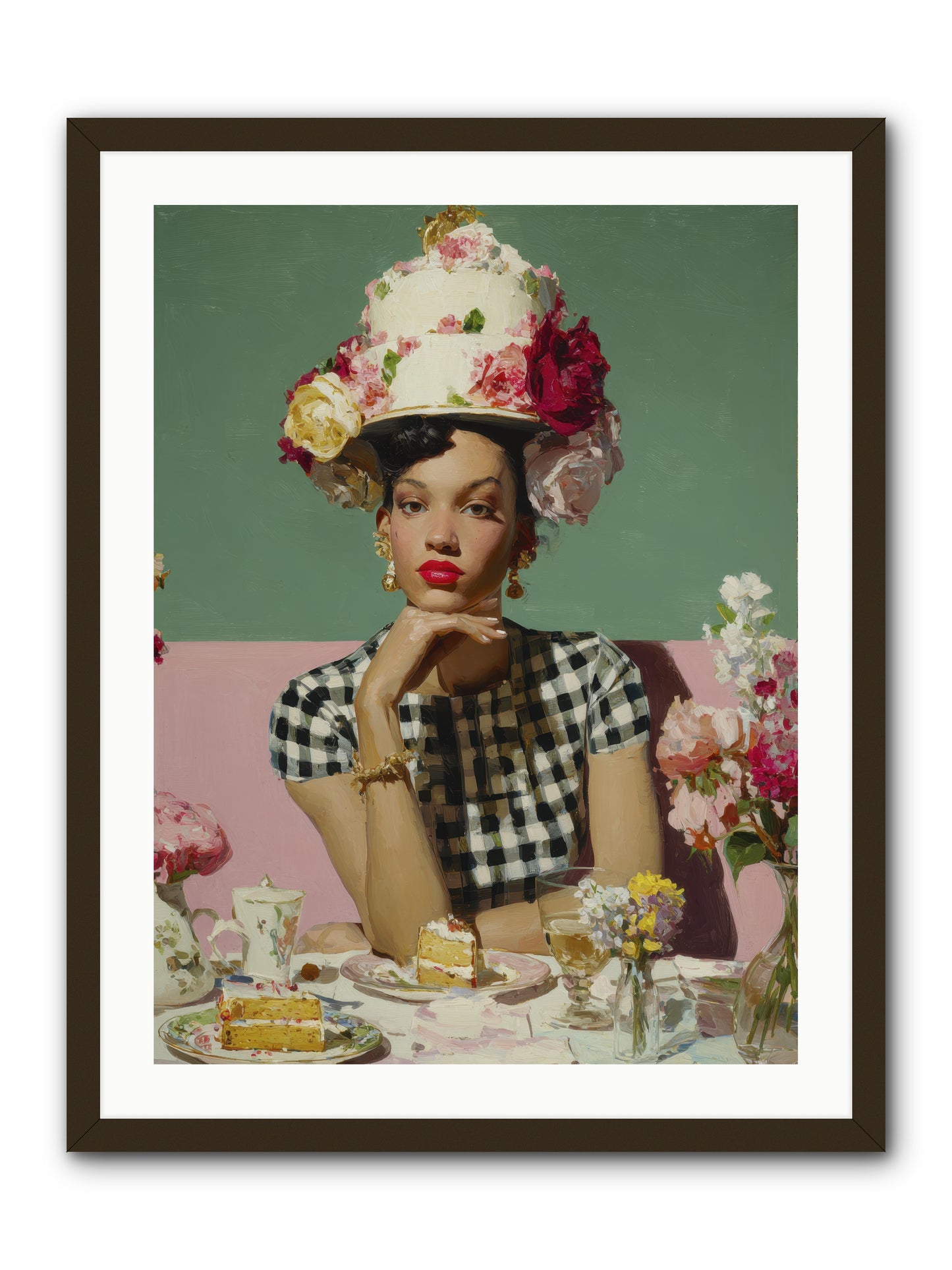 Editor’s Garden Club -- Framed Print - Black 24x32