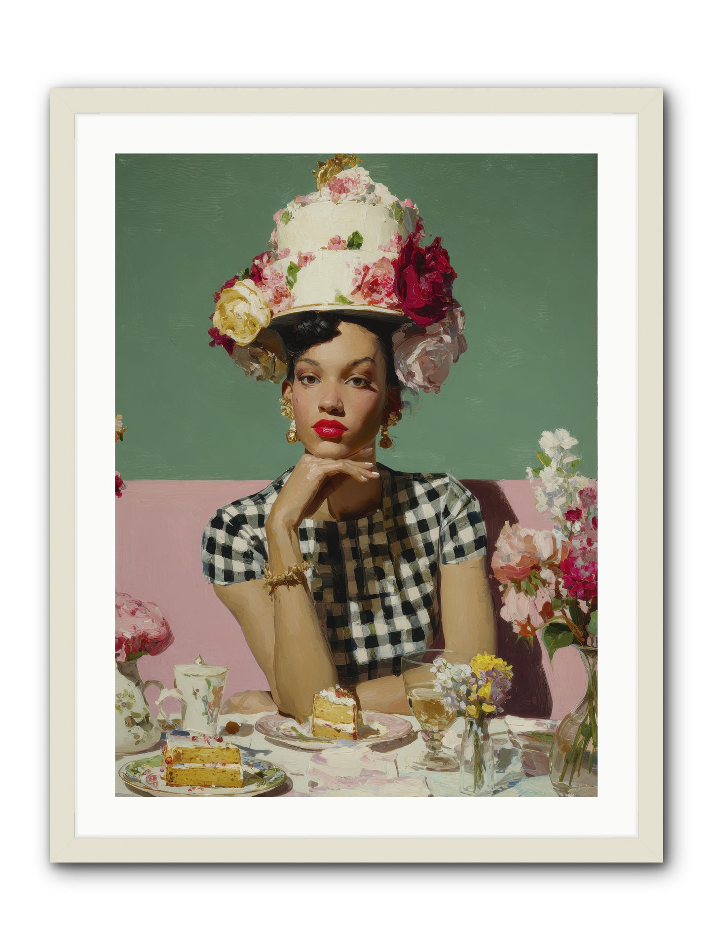 Editor’s Garden Club -- Framed Print - White 24x32
