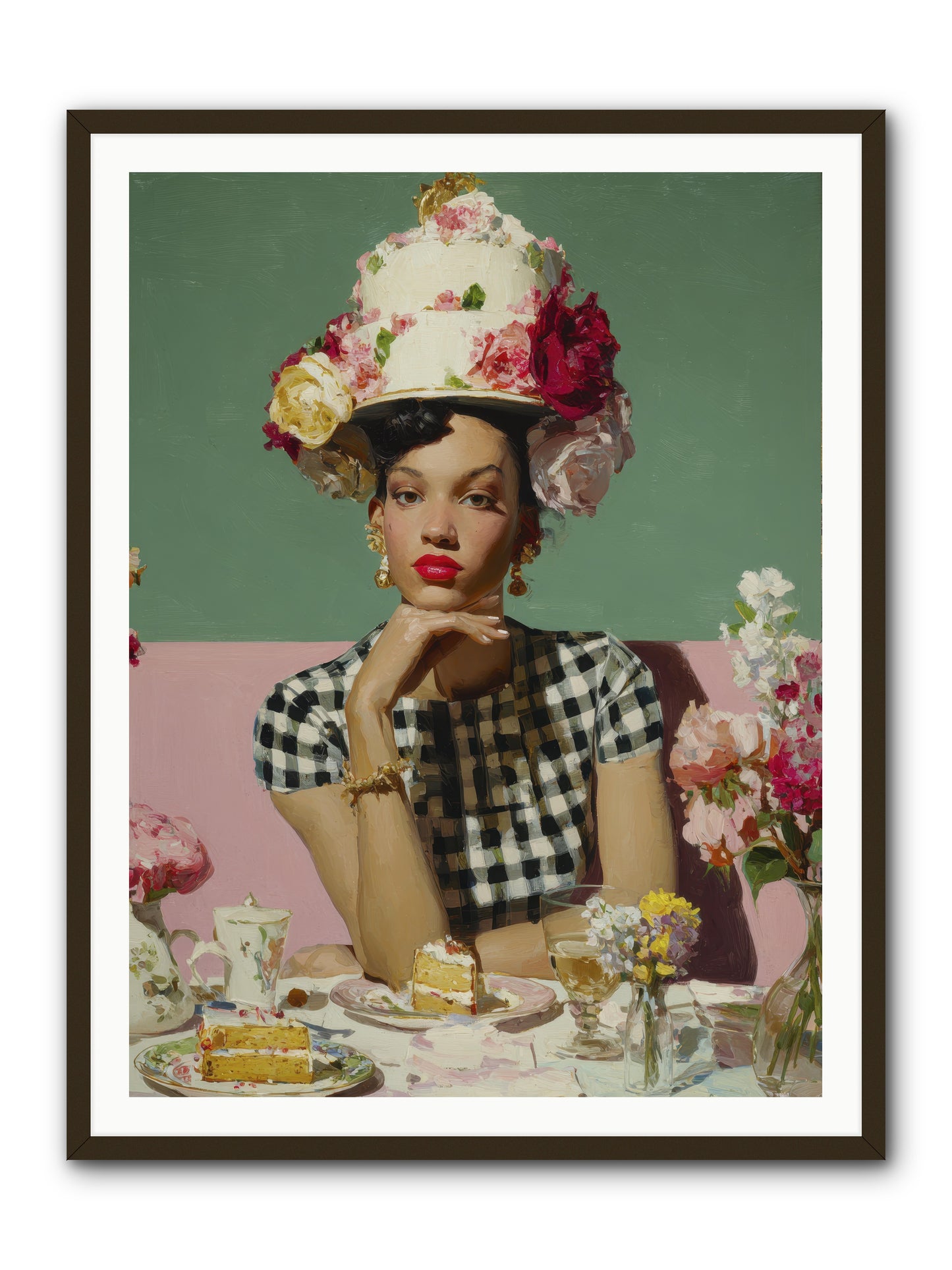 Editor’s Garden Club -- Framed Print - Black 36x48
