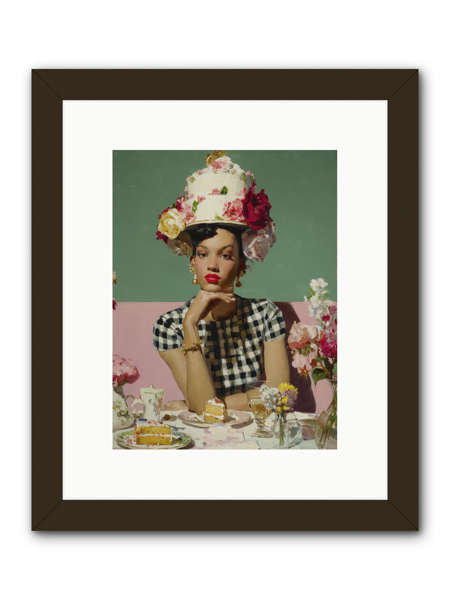 Editor’s Garden Club -- Framed Print - Black 9x12