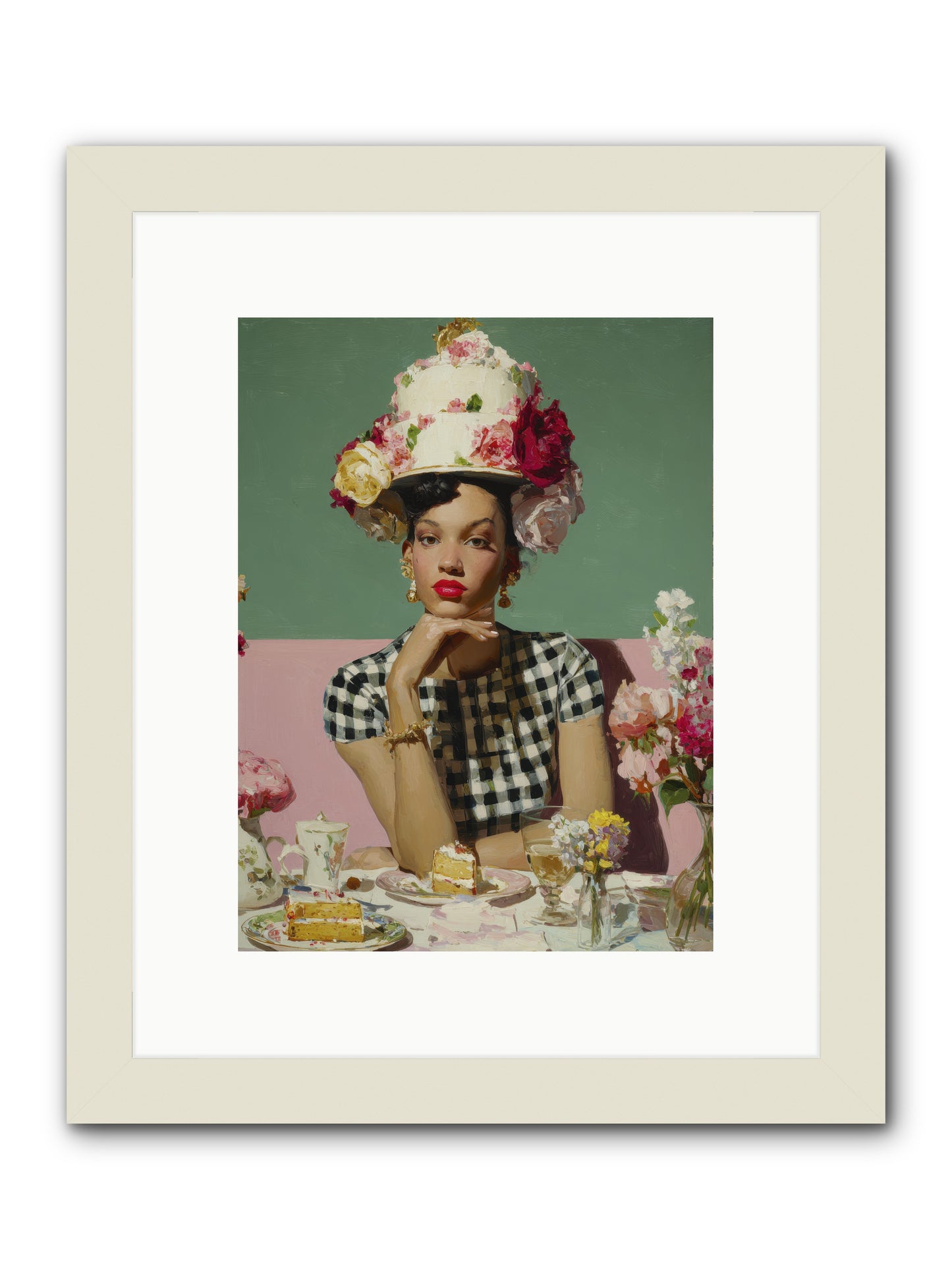 Editor’s Garden Club -- Framed Print - White 9x12