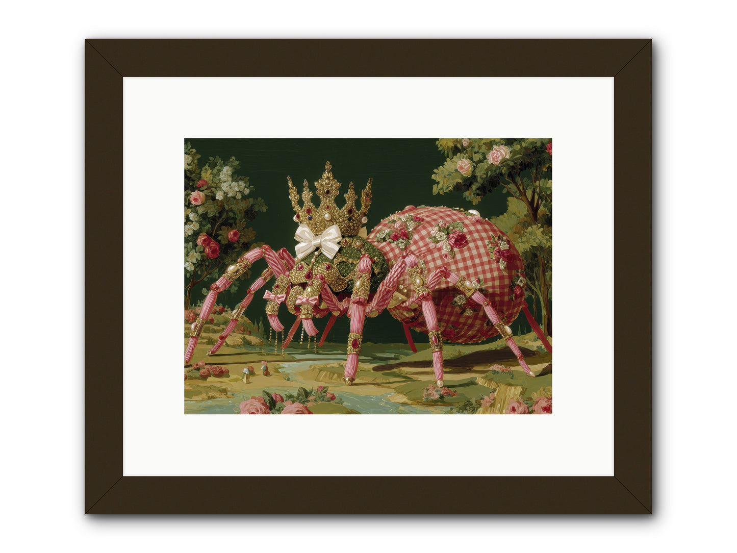 Effusive Grandeur -- Framed Print - Black 12x9