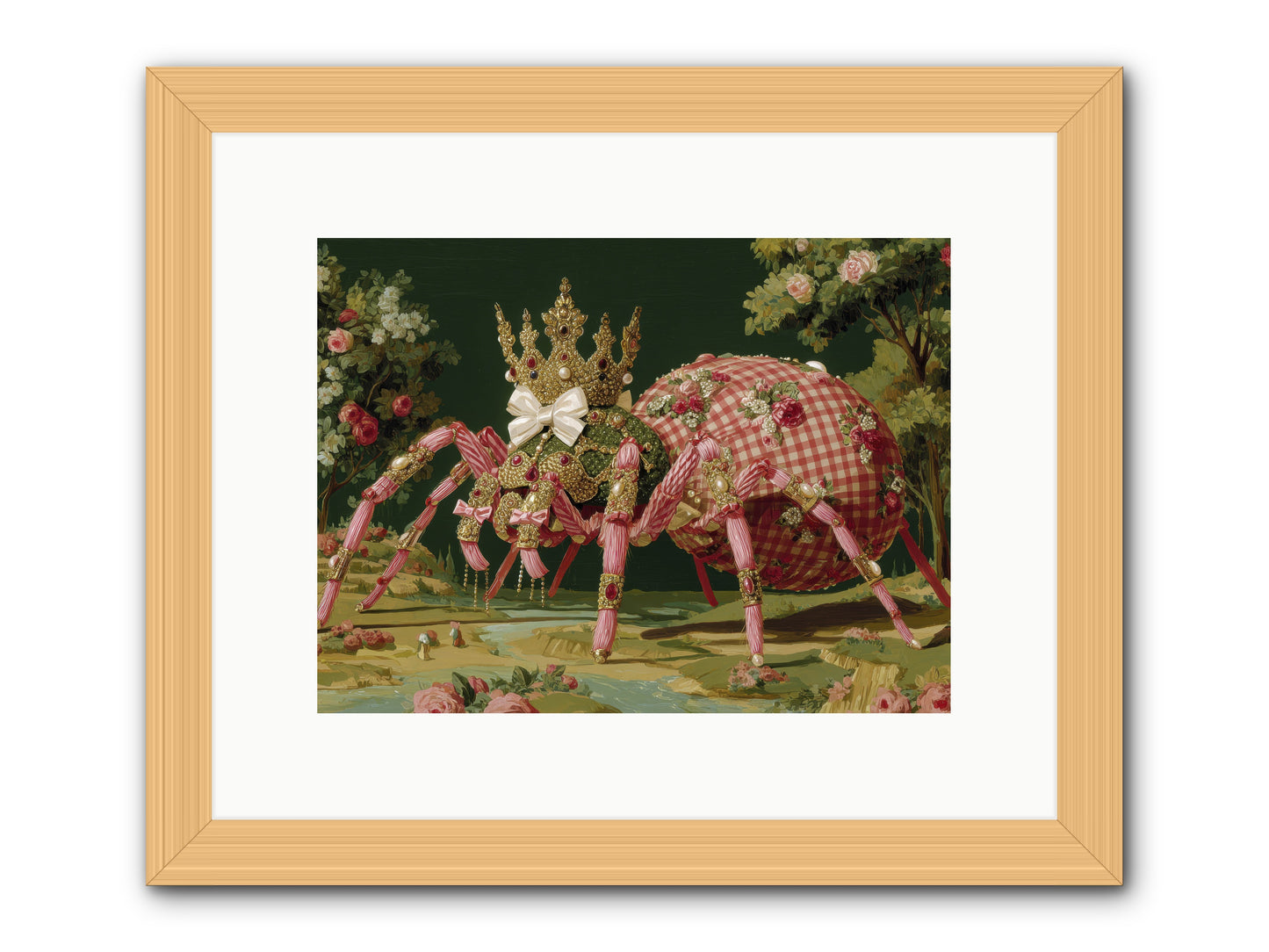 Effusive Grandeur -- Framed Print - Natural 12x9