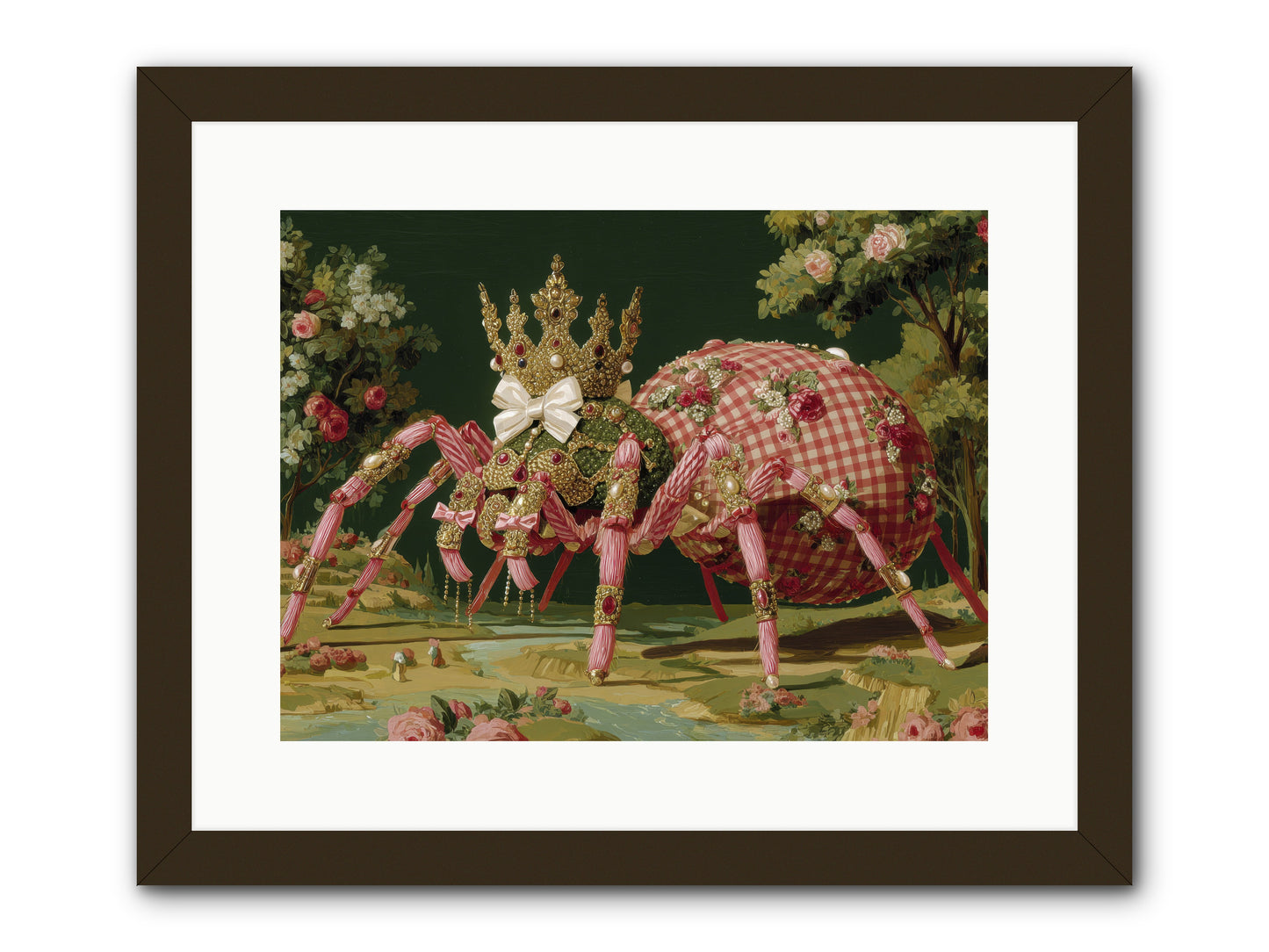 Effusive Grandeur -- Framed Print - Black 16x12