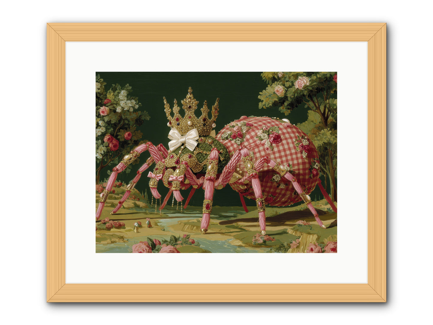 Effusive Grandeur -- Framed Print - Natural 16x12