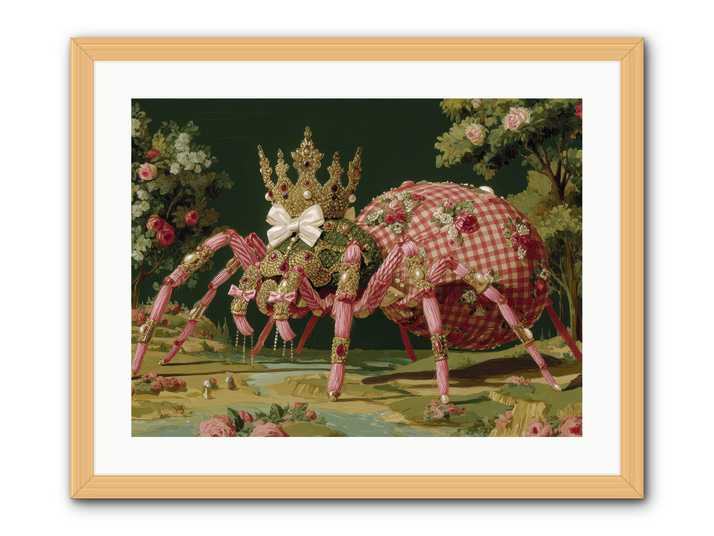 Effusive Grandeur -- Framed Print - Natural 24x18