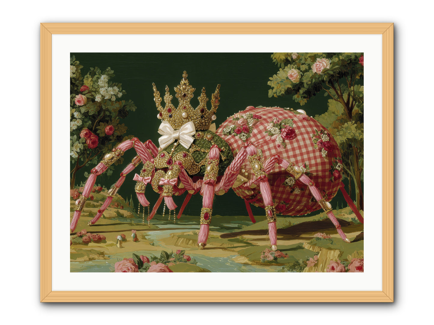 Effusive Grandeur -- Framed Print - Natural 32x24
