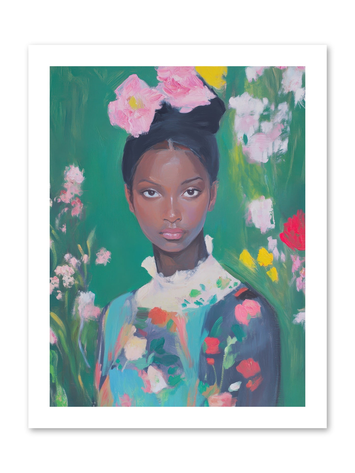 Eglantine Skylark-REZ -- Loose Canvas Print 12x16