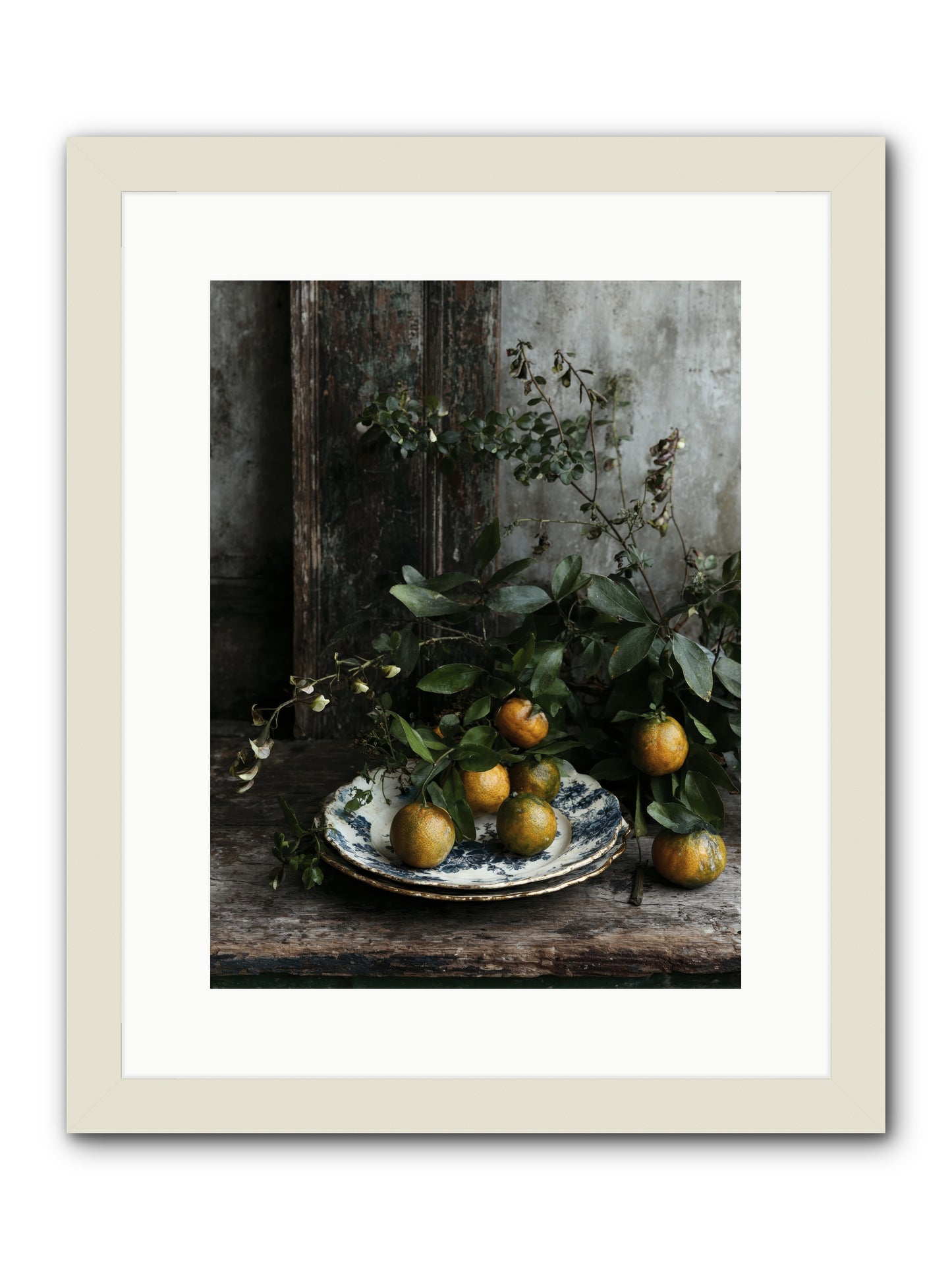 Eglatine -- Framed Print - White 12x16