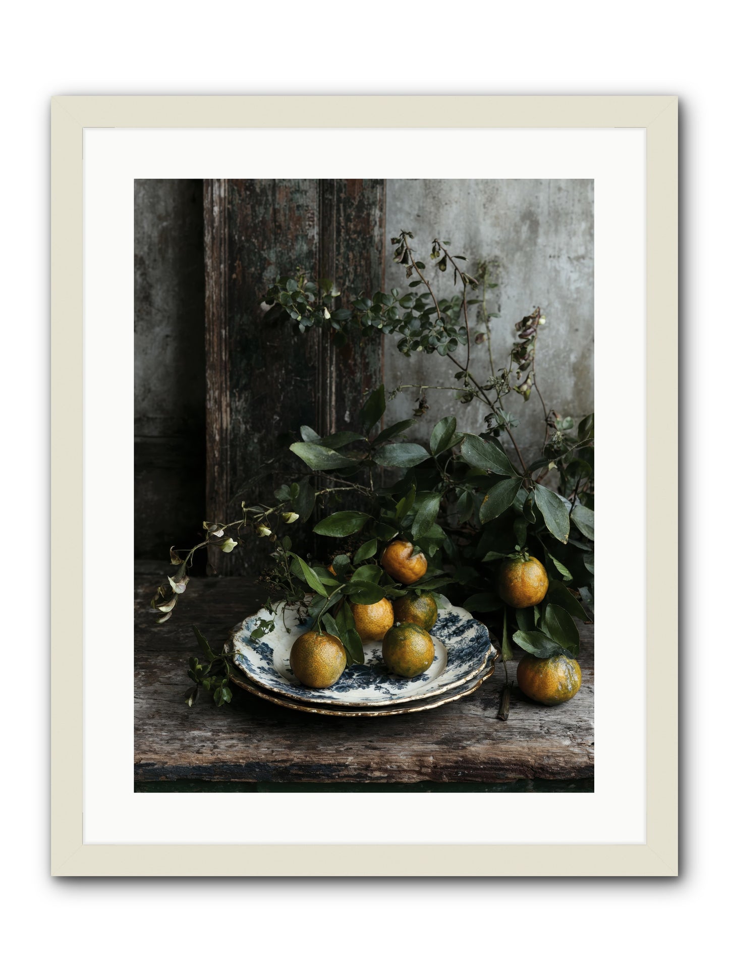 Eglatine -- Framed Print - White 18x24