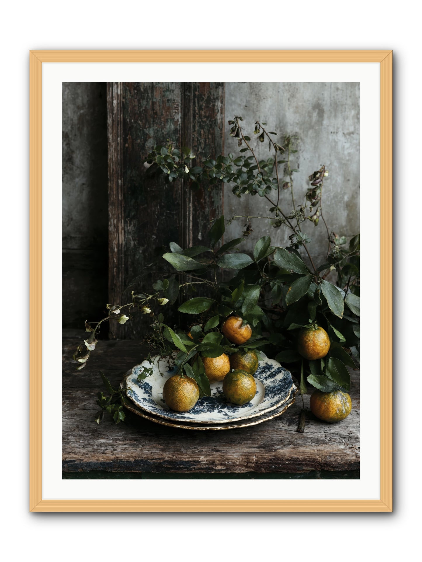 Eglatine -- Framed Print - Natural 30x40