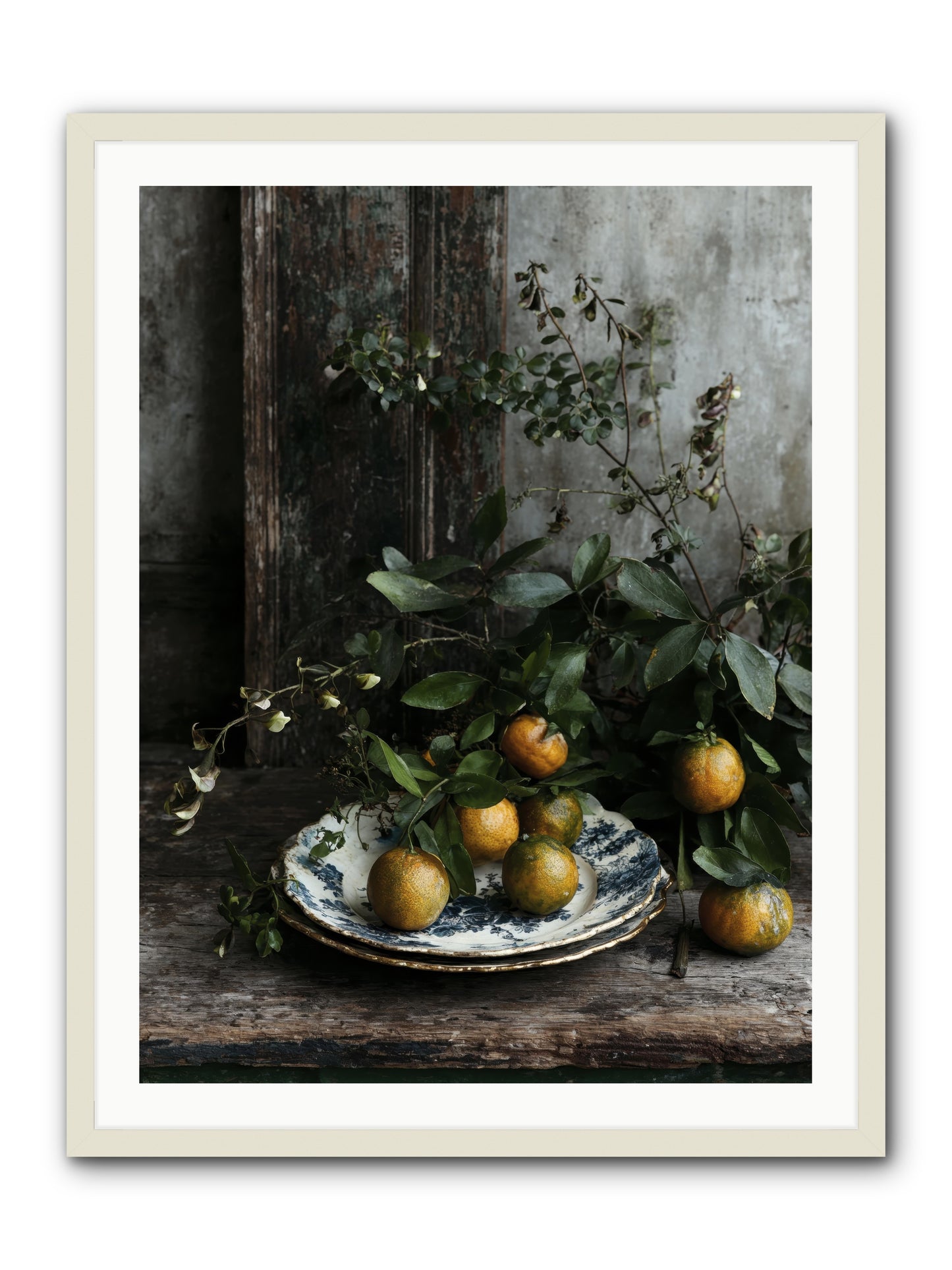 Eglatine -- Framed Print - White 30x40