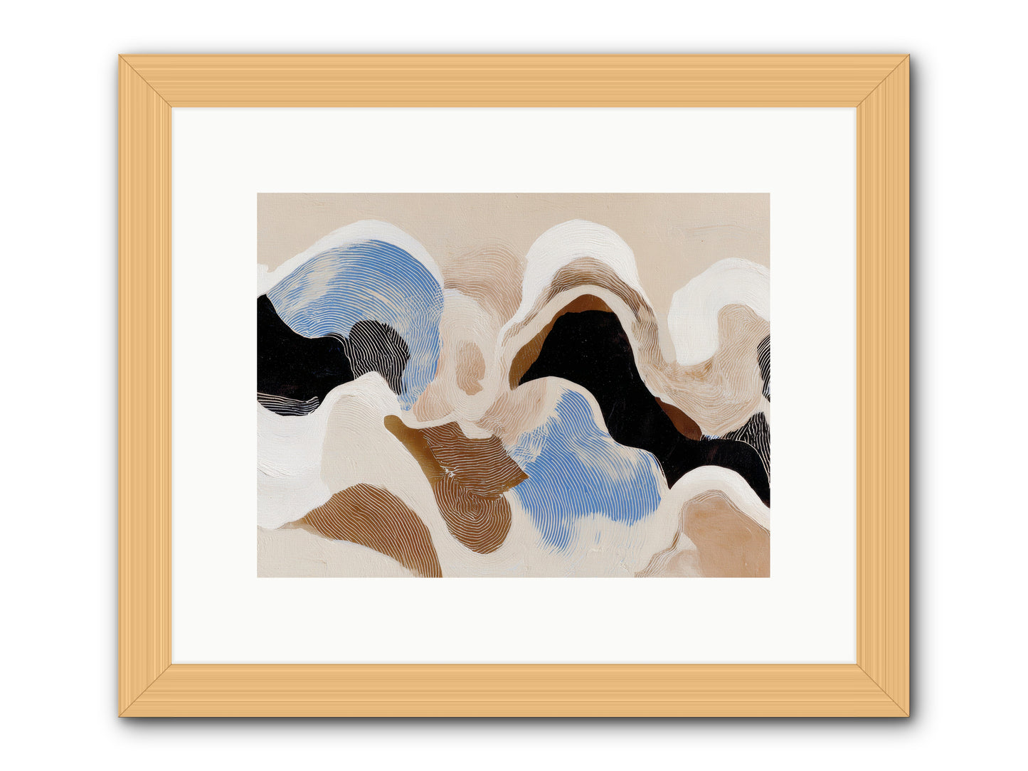 Eider -- Framed Print - Natural 12x9