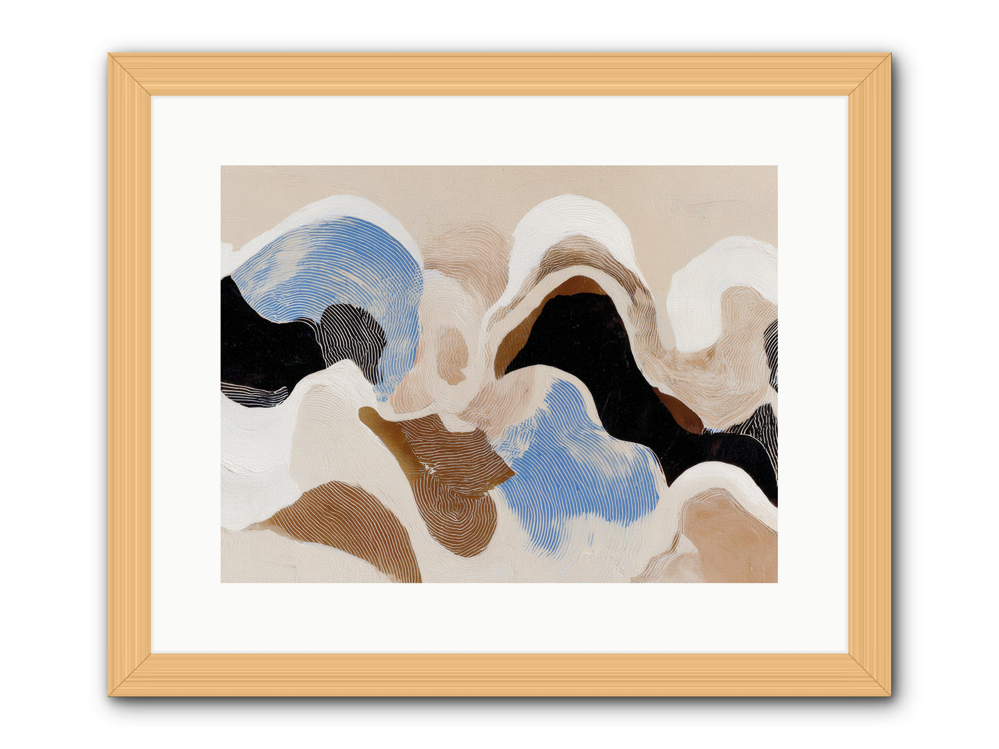 Eider -- Framed Print - Natural 16x12
