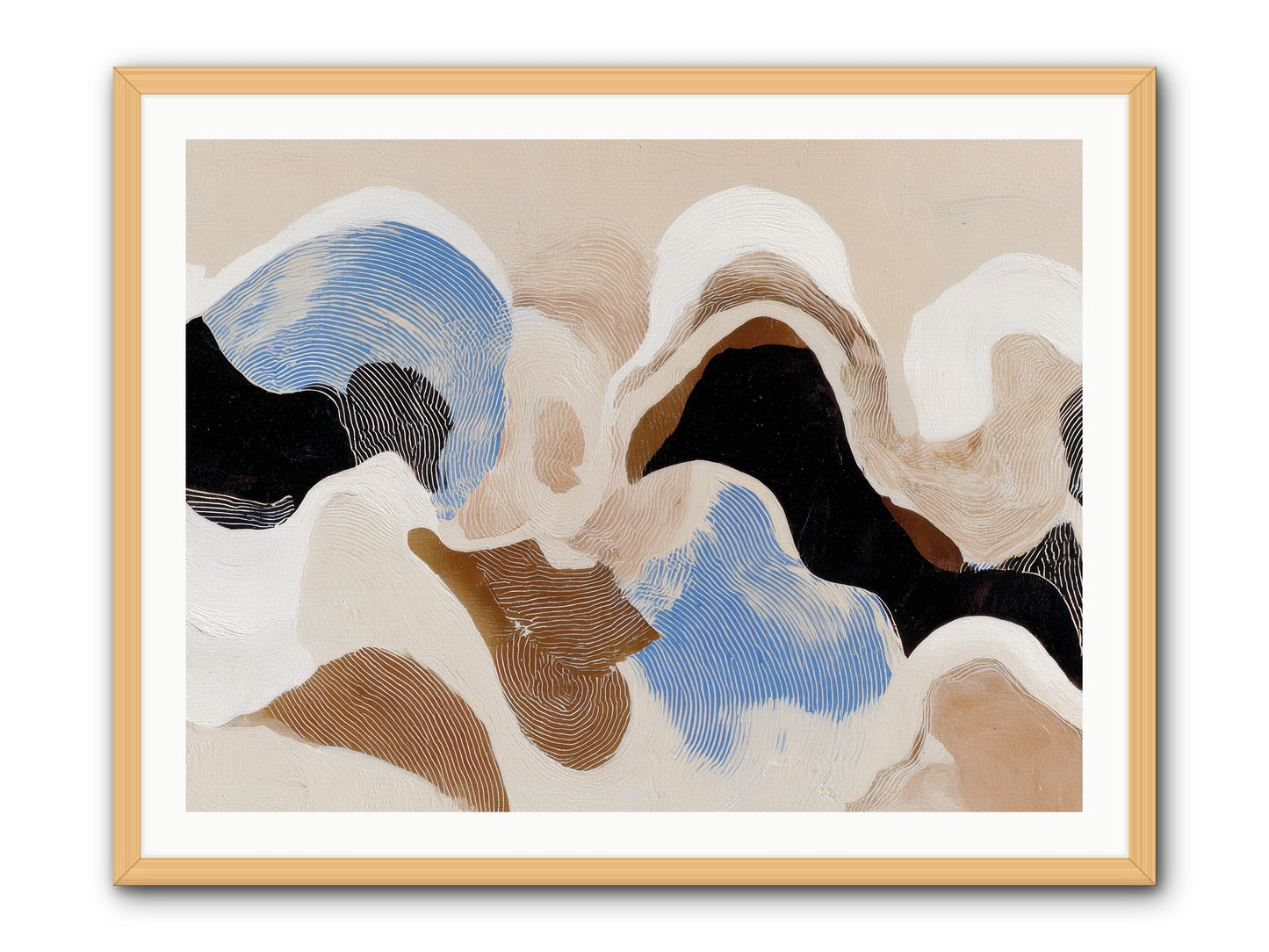 Eider -- Framed Print - Natural 40x30