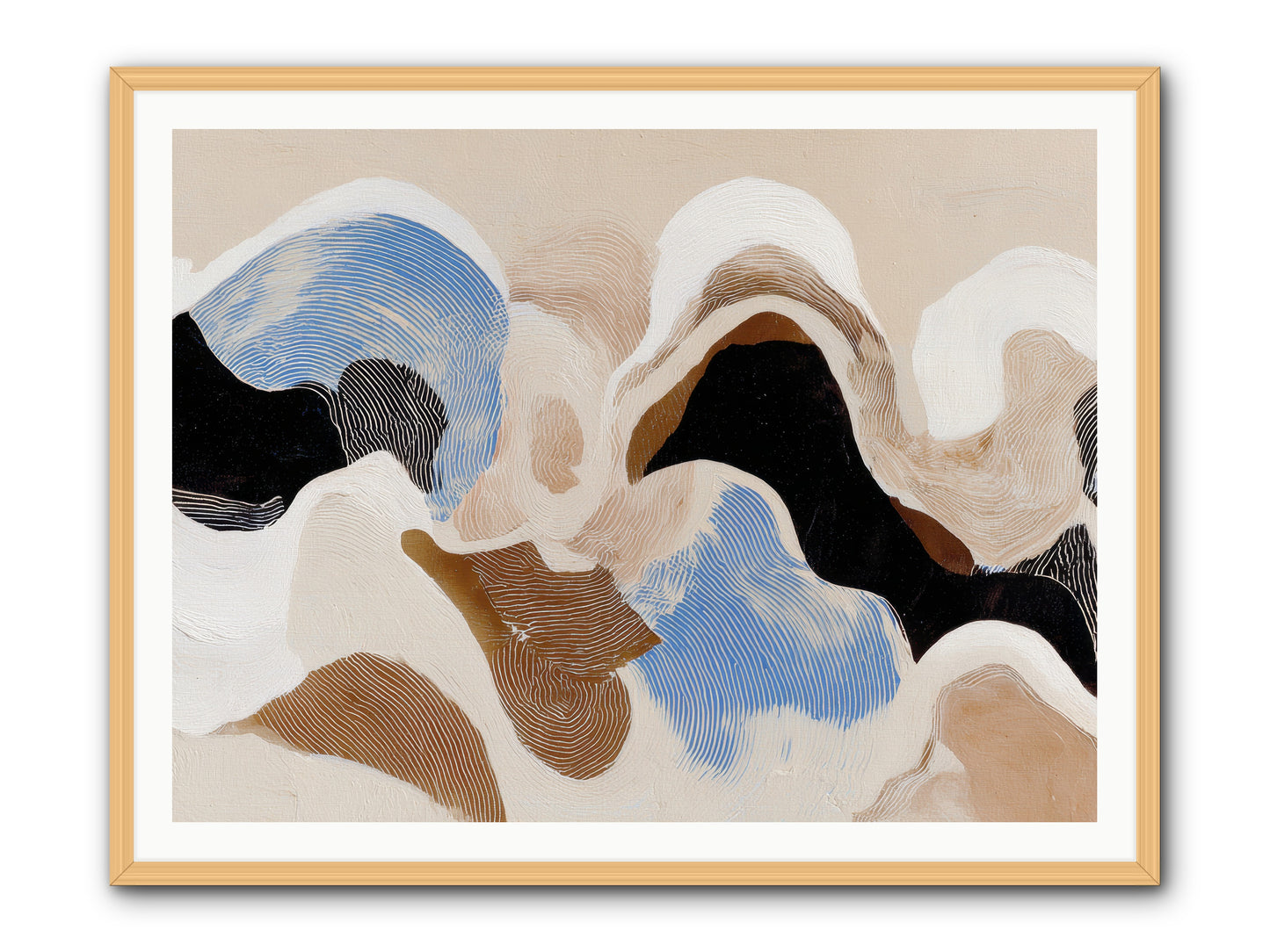 Eider -- Framed Print - Natural 48x36
