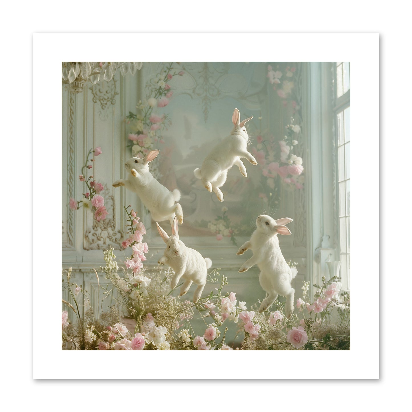 Elation In Bloom -- Loose Canvas Print 10x10