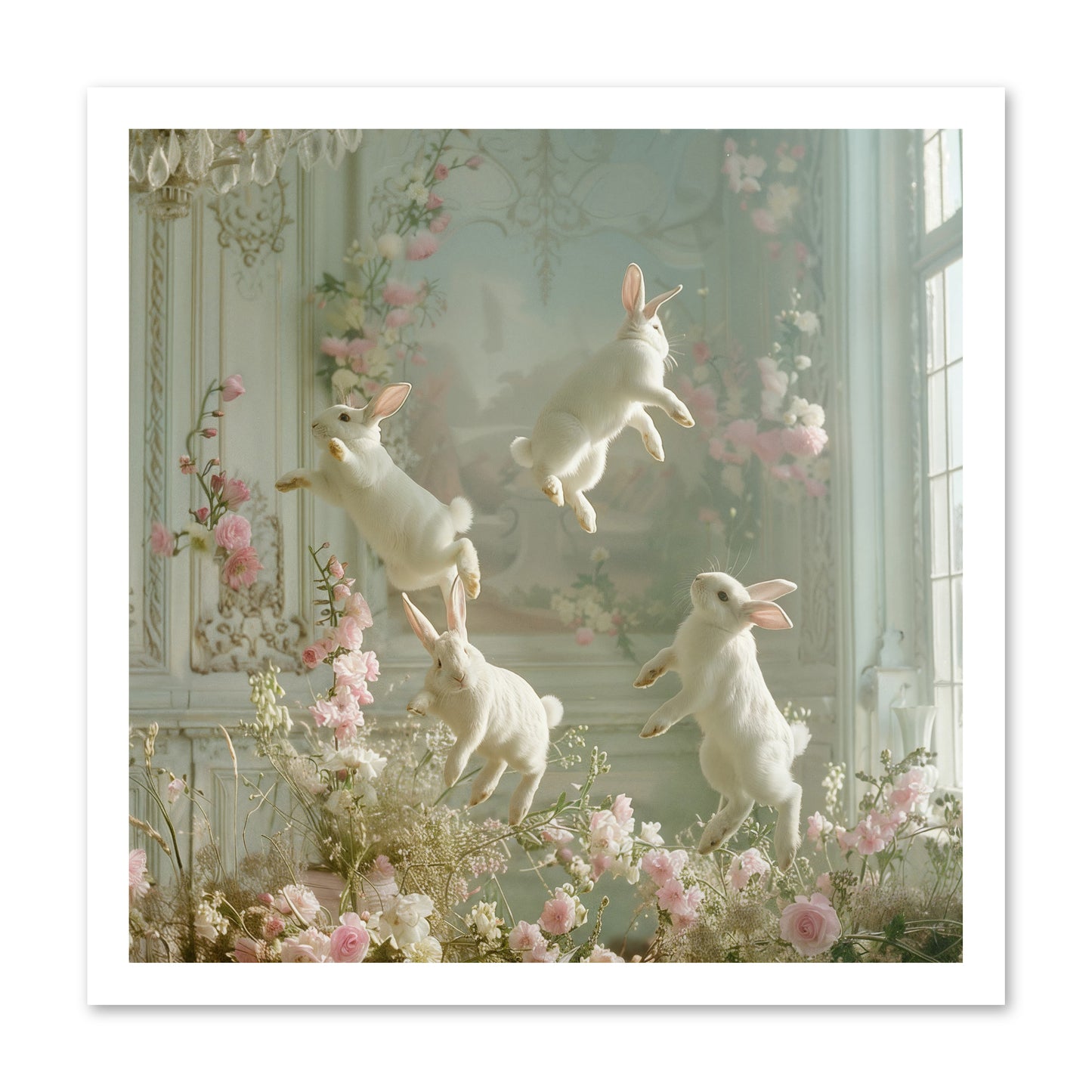 Elation In Bloom -- Paper Print 20x20