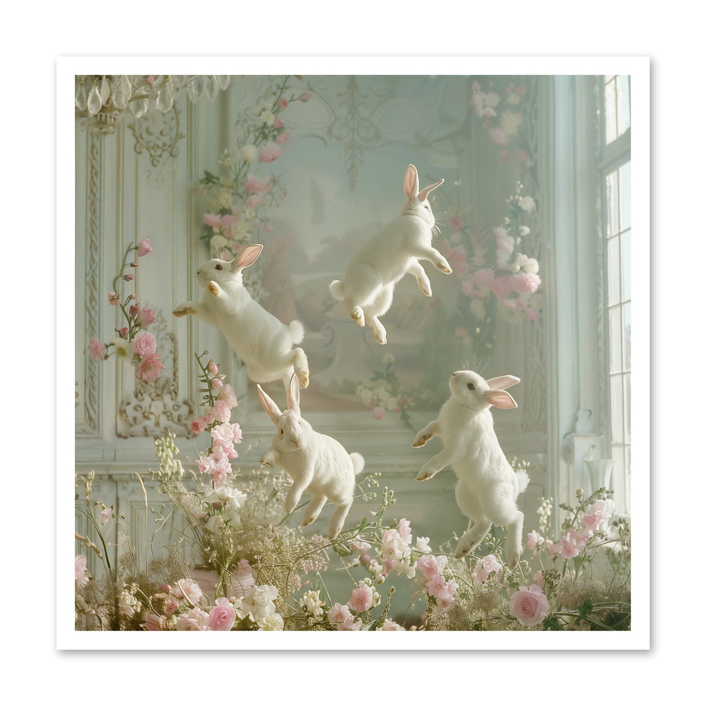 Elation In Bloom -- Loose Canvas Print 30x30