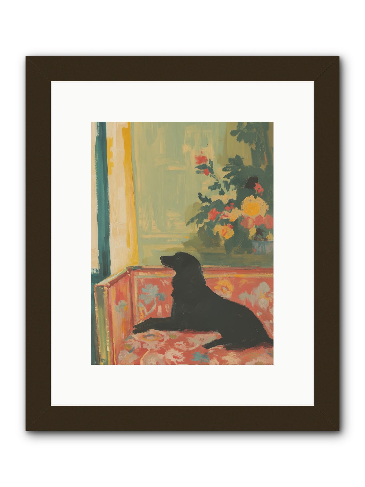 Elderberry Grove -- Framed Print - Black 9x12