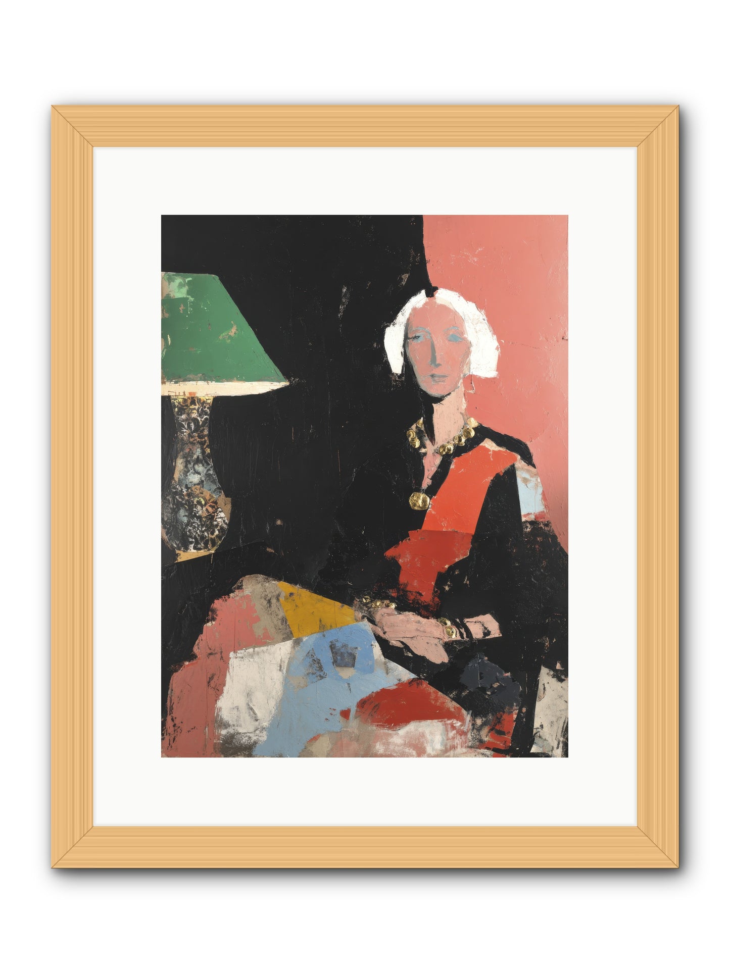 Elegance In Anticipation -- Framed Print - Natural 12x16