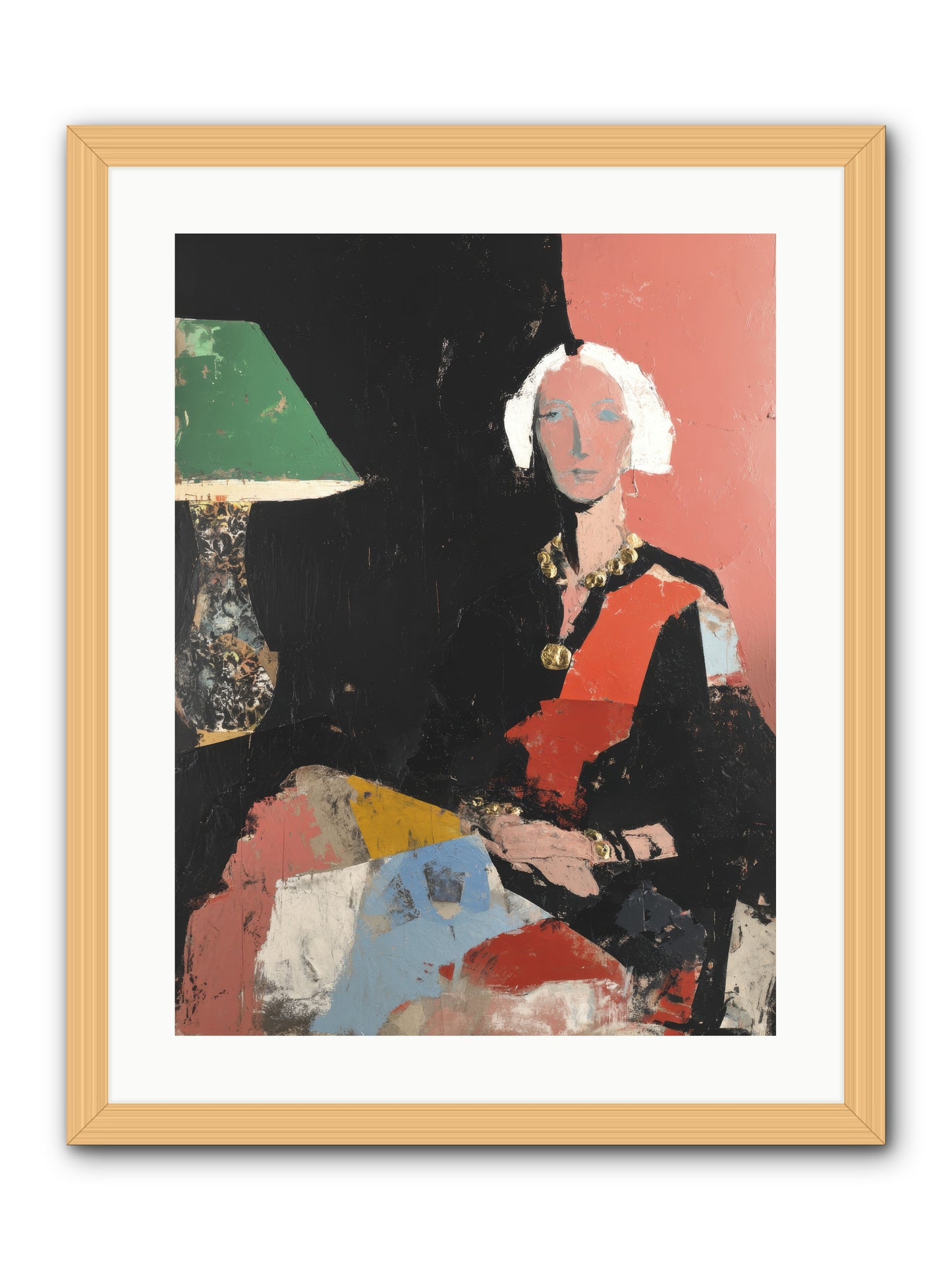 Elegance In Anticipation -- Framed Print - Natural 18x24