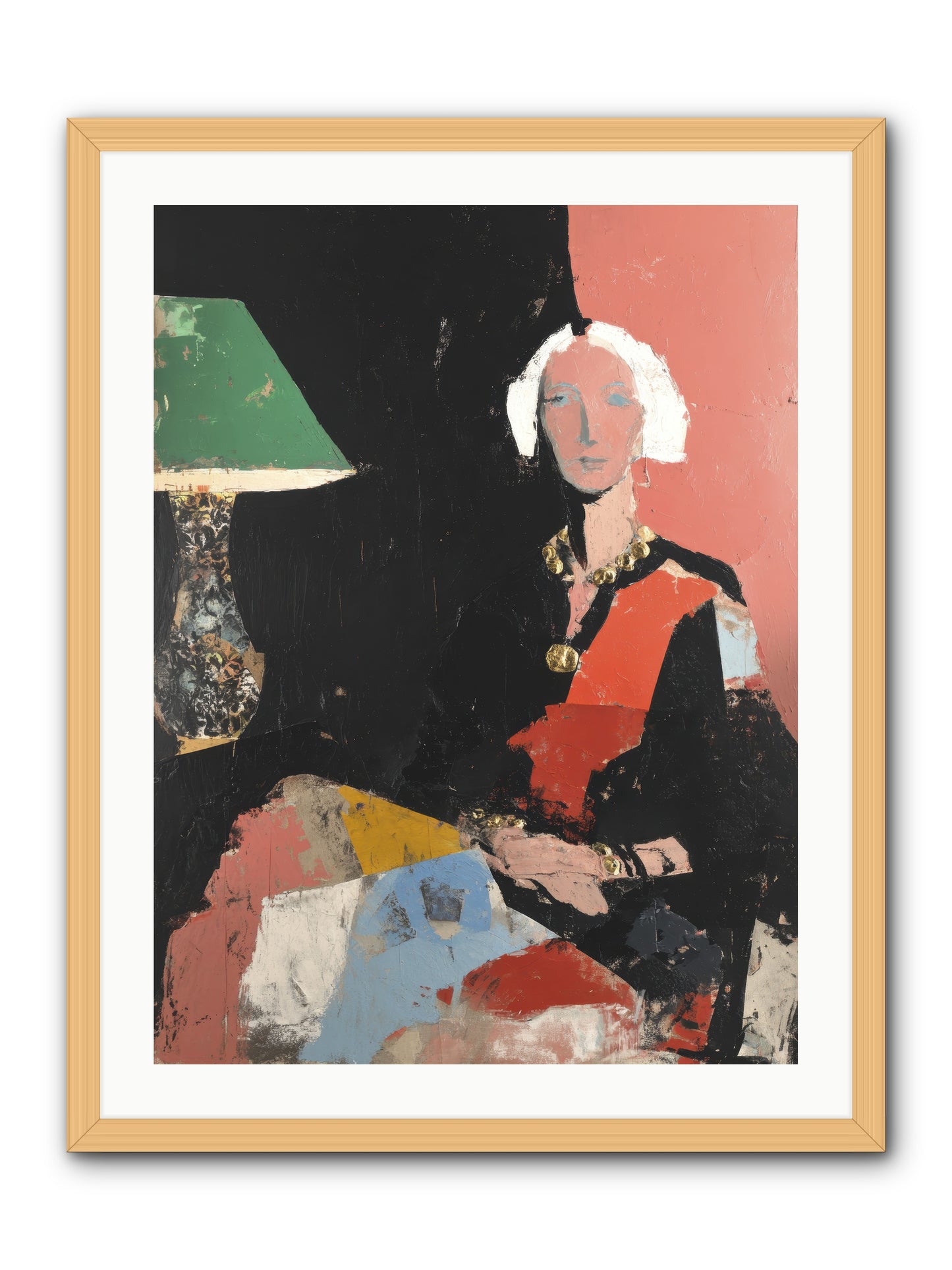 Elegance In Anticipation -- Framed Print - Natural 24x32