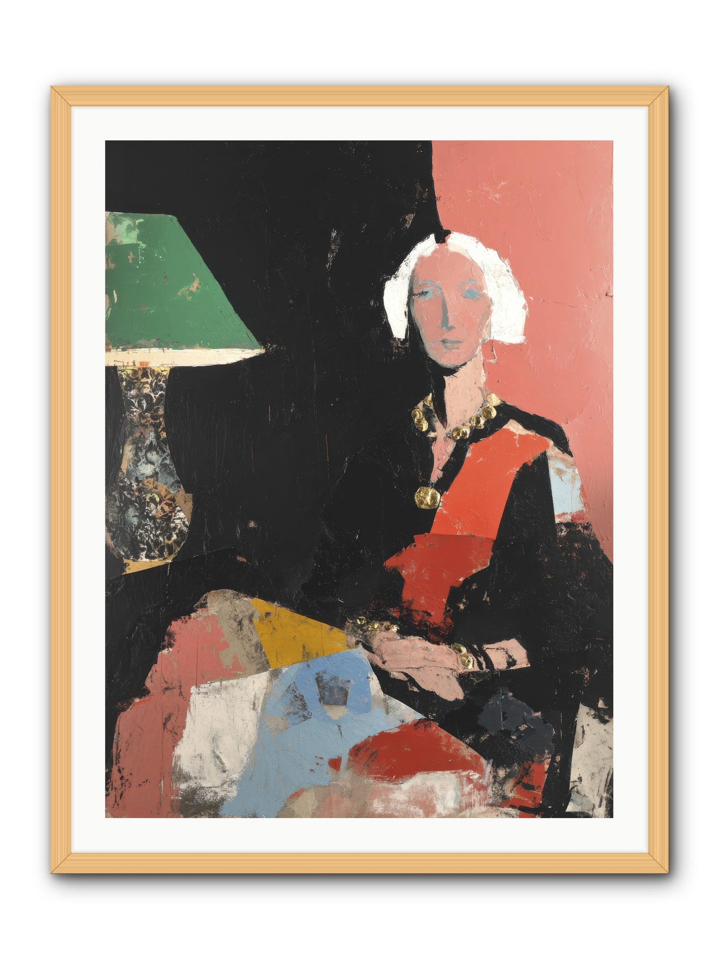 Elegance In Anticipation -- Framed Print - Natural 30x40