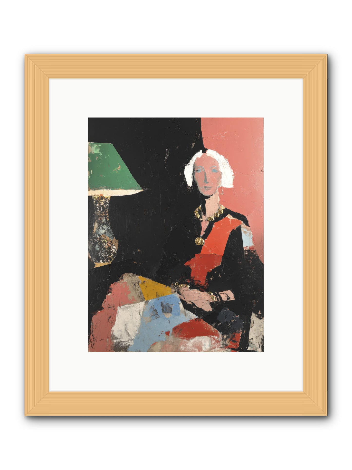 Elegance In Anticipation -- Framed Print - Natural 9x12