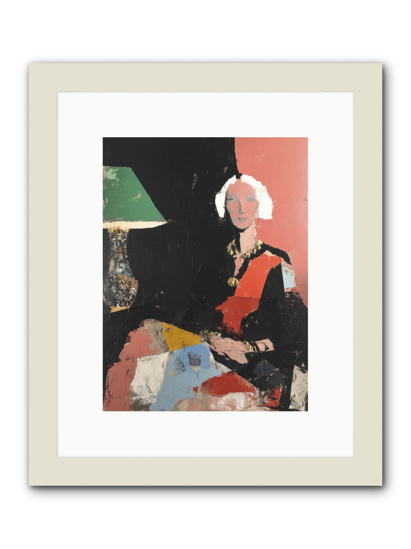 Elegance In Anticipation -- Framed Print - White 9x12