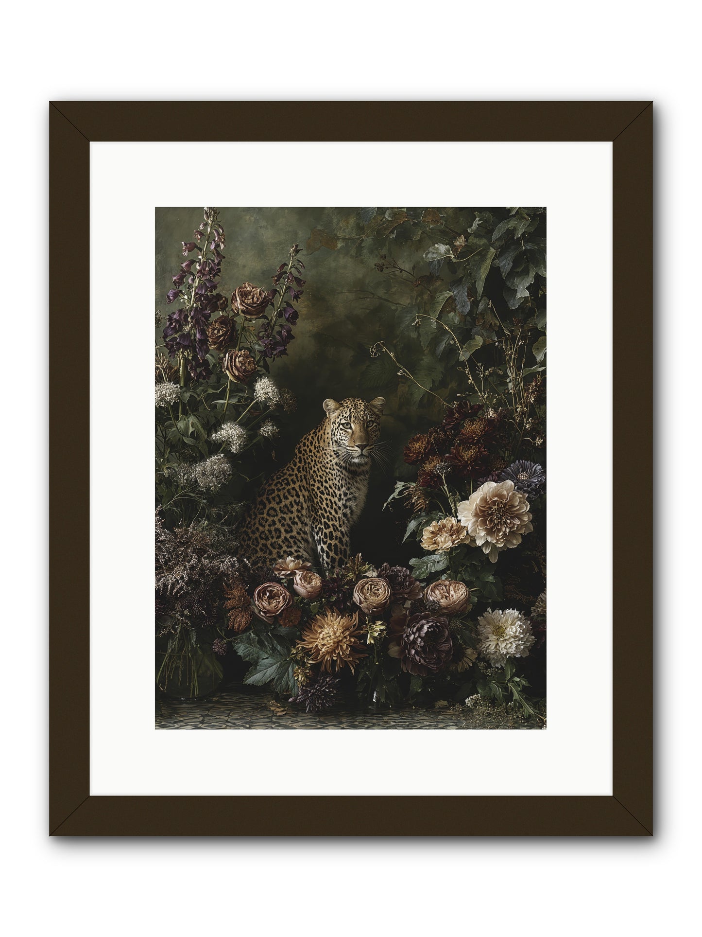 Elegant Madness -- Framed Print - Black 12x16
