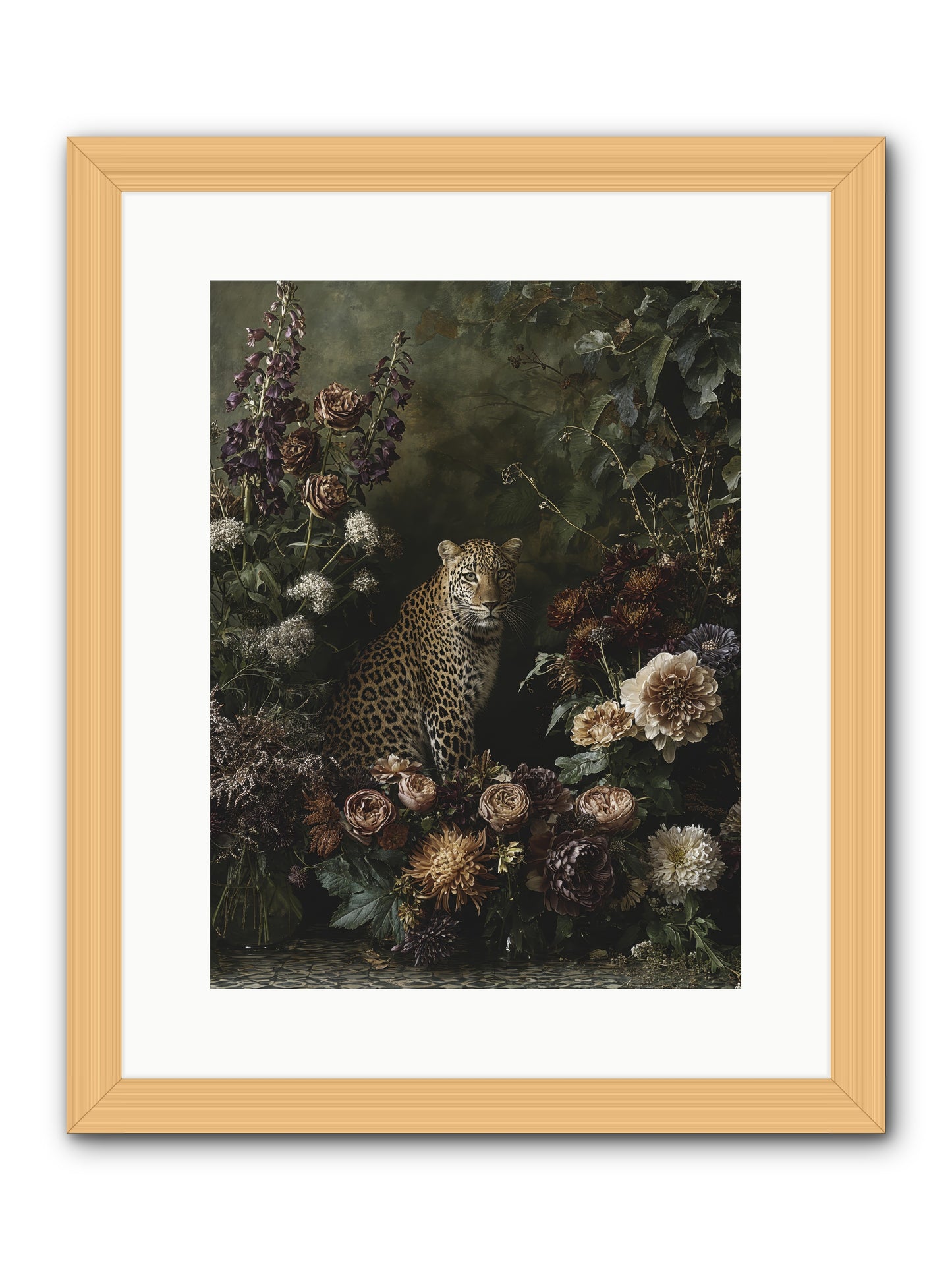 Elegant Madness -- Framed Print - Natural 12x16