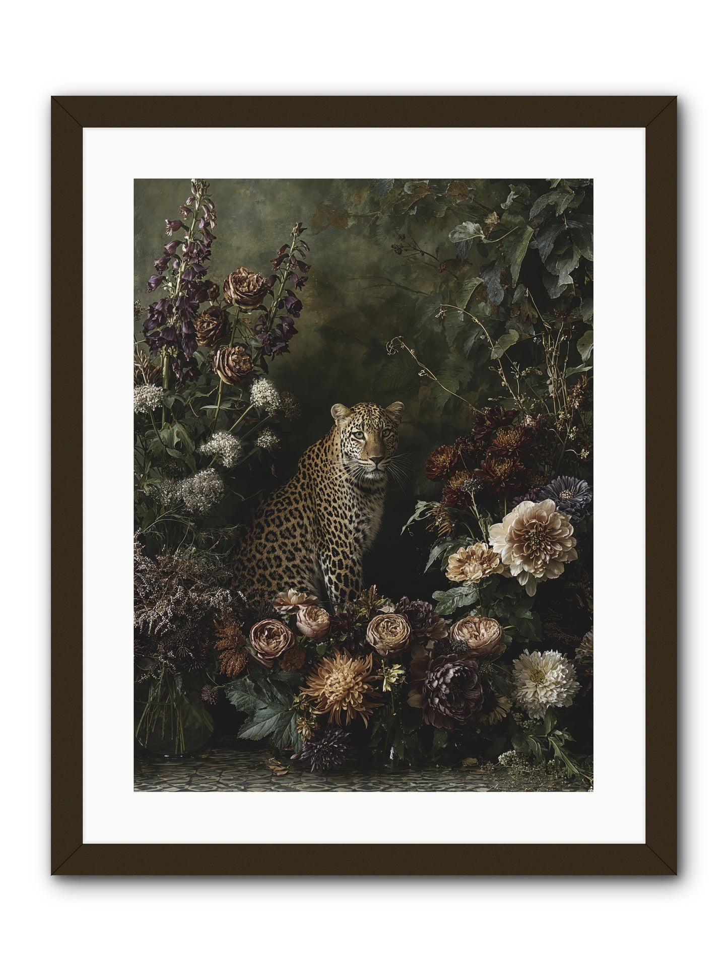 Elegant Madness -- Framed Print - Black 18x24